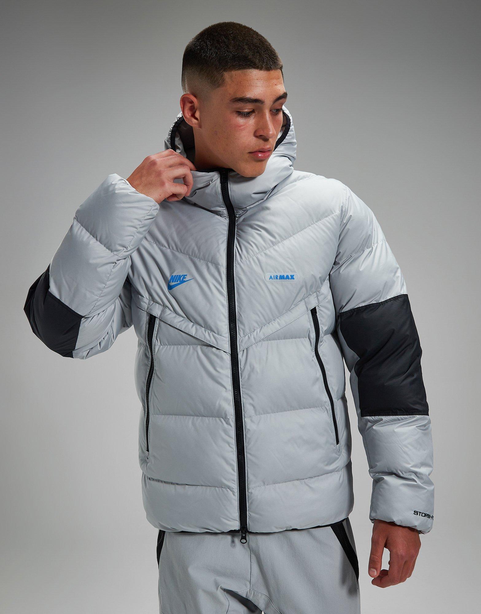 Grey nike sale bubble jacket