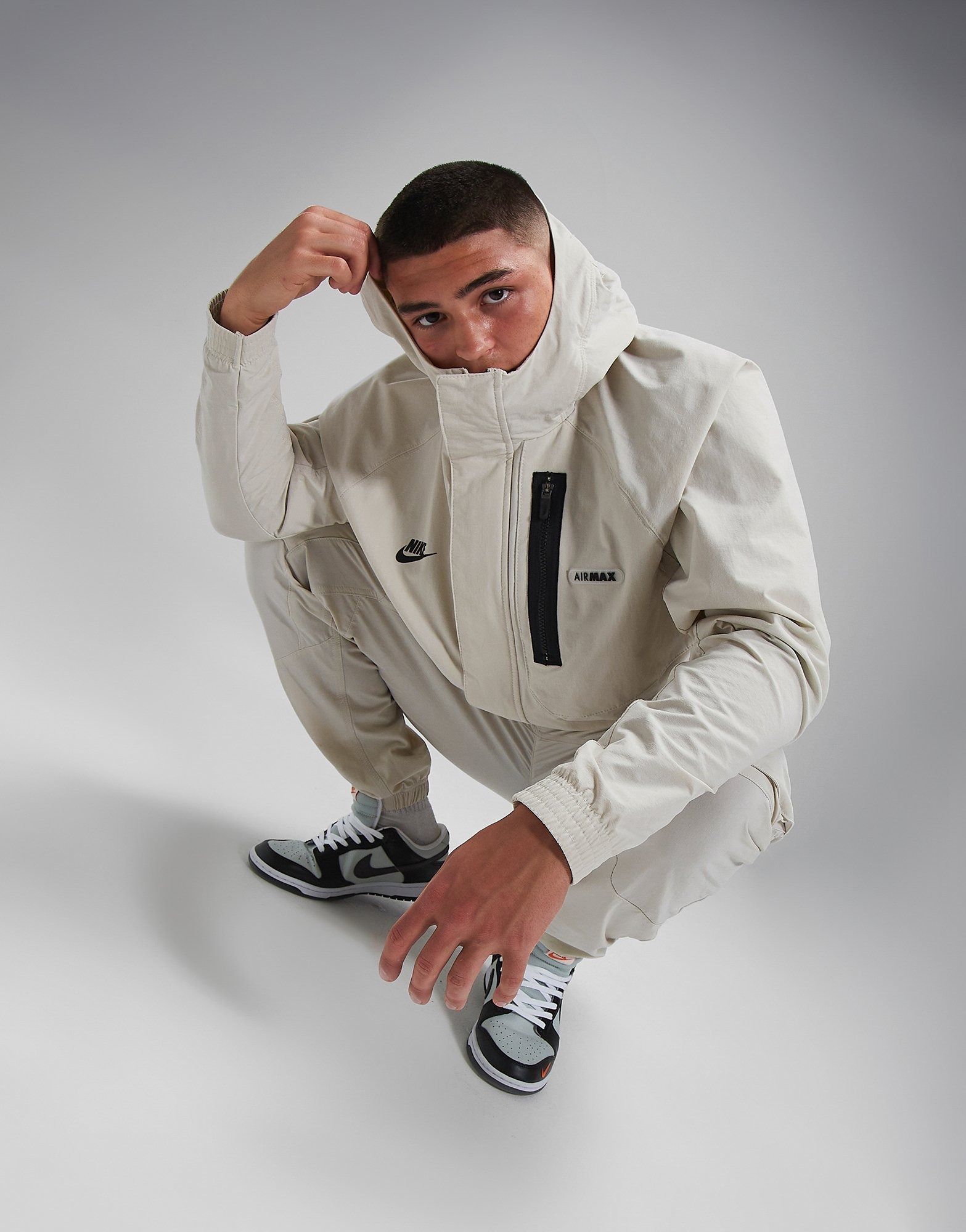 Brown Nike Air Max Woven Jacket | JD Sports UK