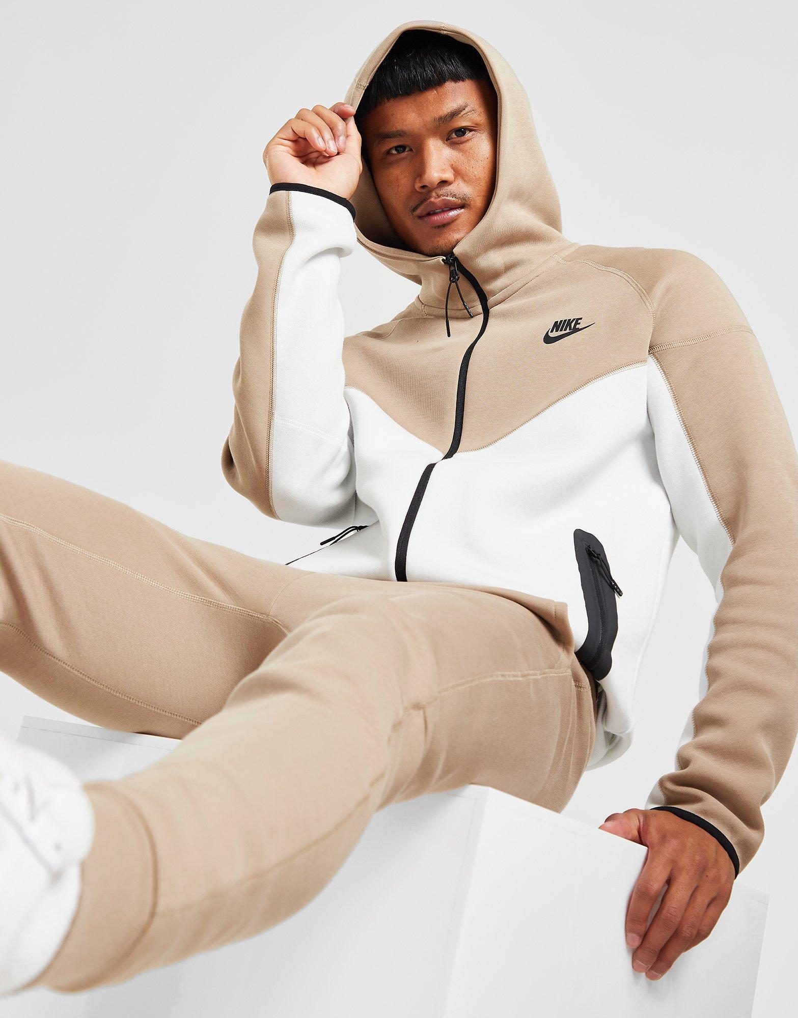 White Nike Tech Fleece Hoodie - JD Sports Global