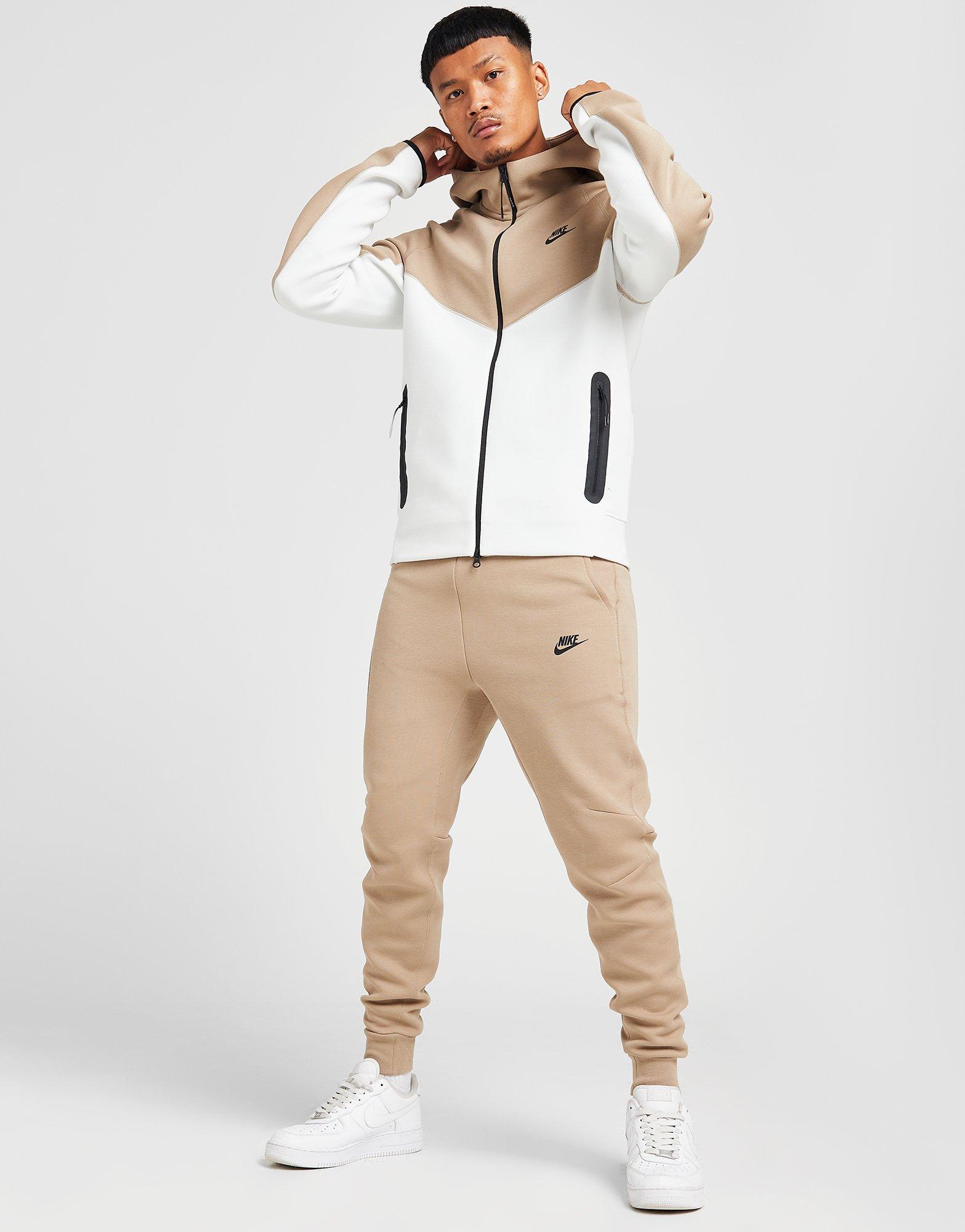 White Nike Tech Fleece Colour Block Hoodie - JD Sports Global