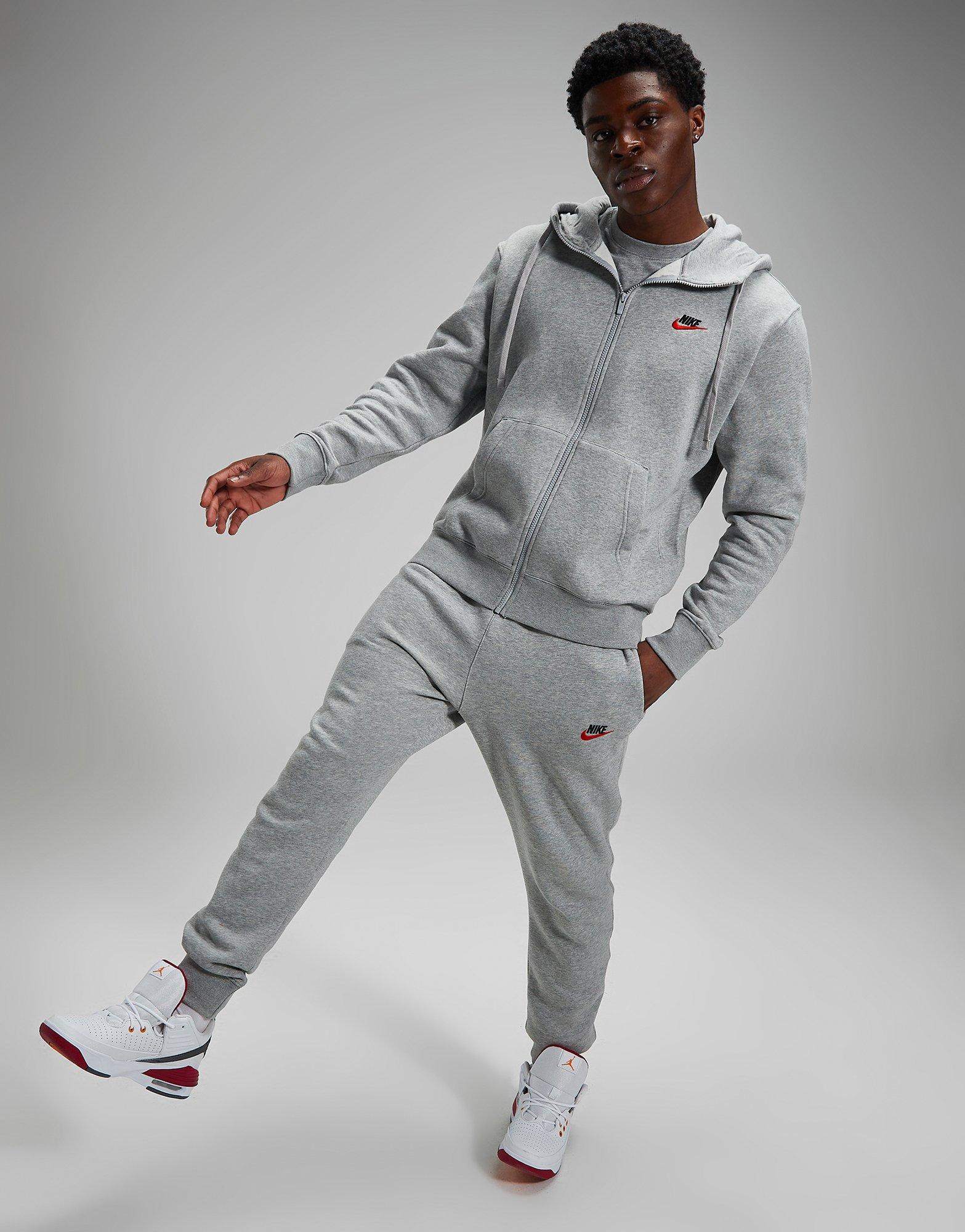 Grey nike 2025 foundation tracksuit