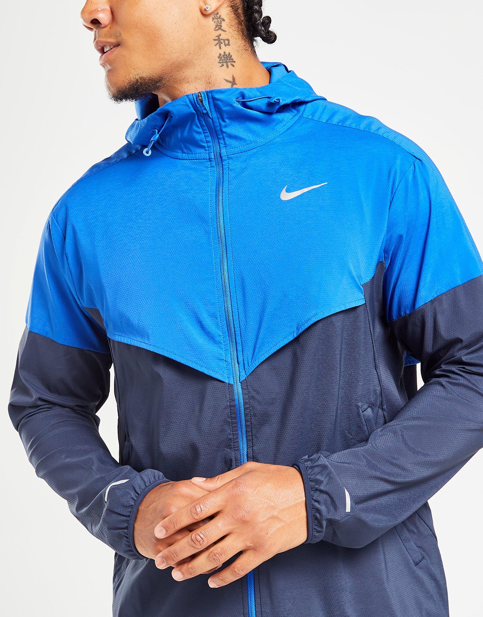 Nike windbreaker cheap pink and blue