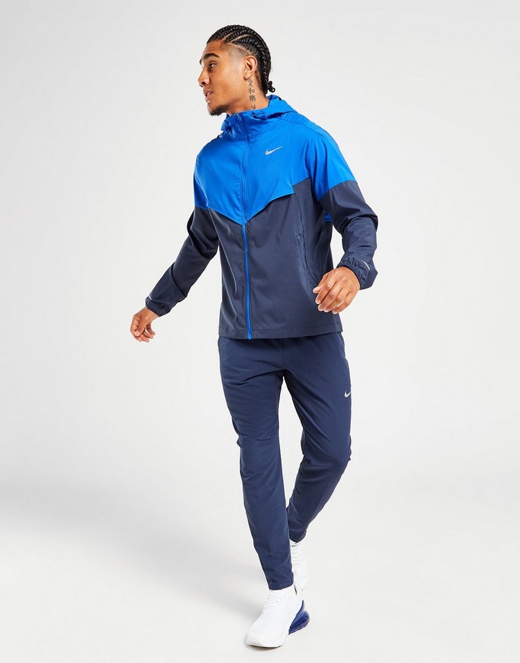 Blue Nike Packable Windrunner Jacket | JD Sports UK
