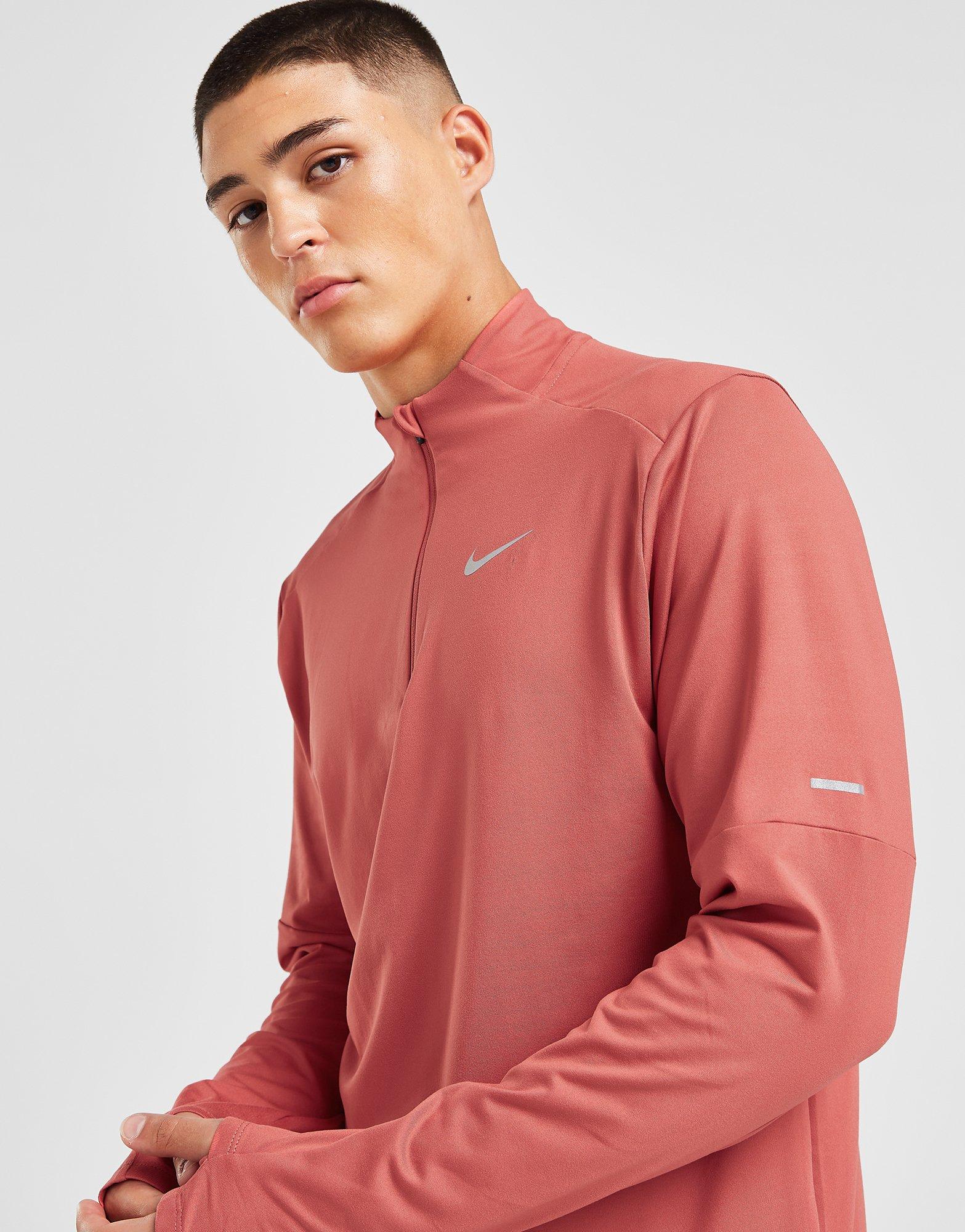 Pink Nike Element 1/4 Zip Top