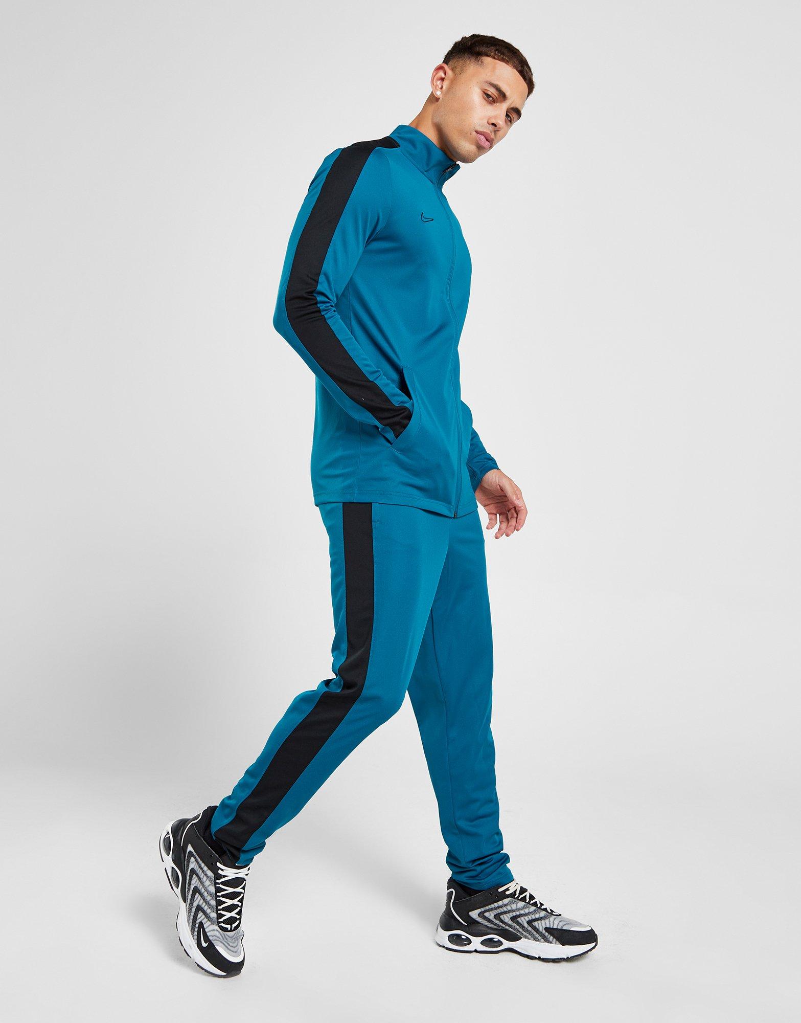 Nike academy store tracksuit blue