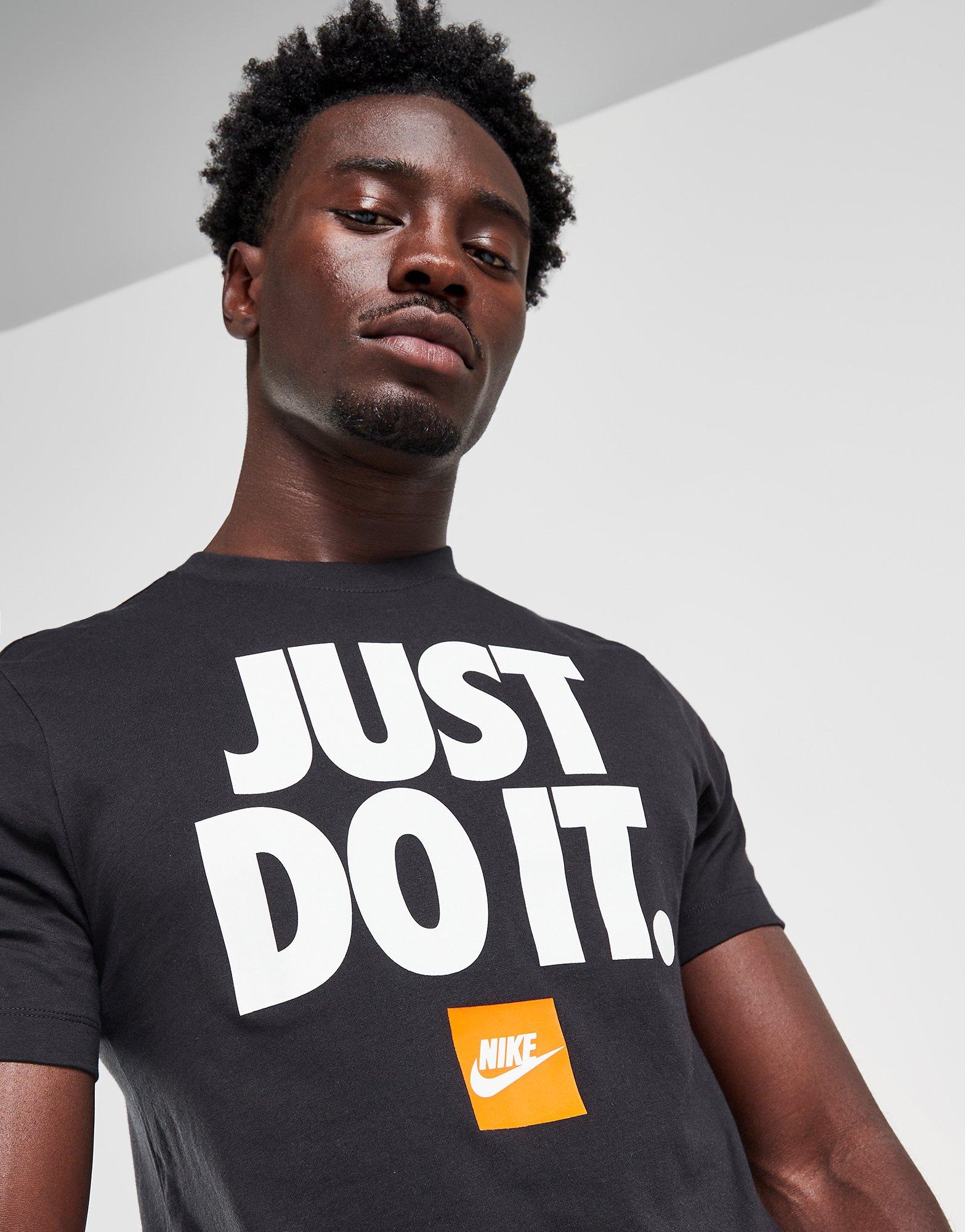 Black Nike Just Do It Core T-Shirt | JD Sports