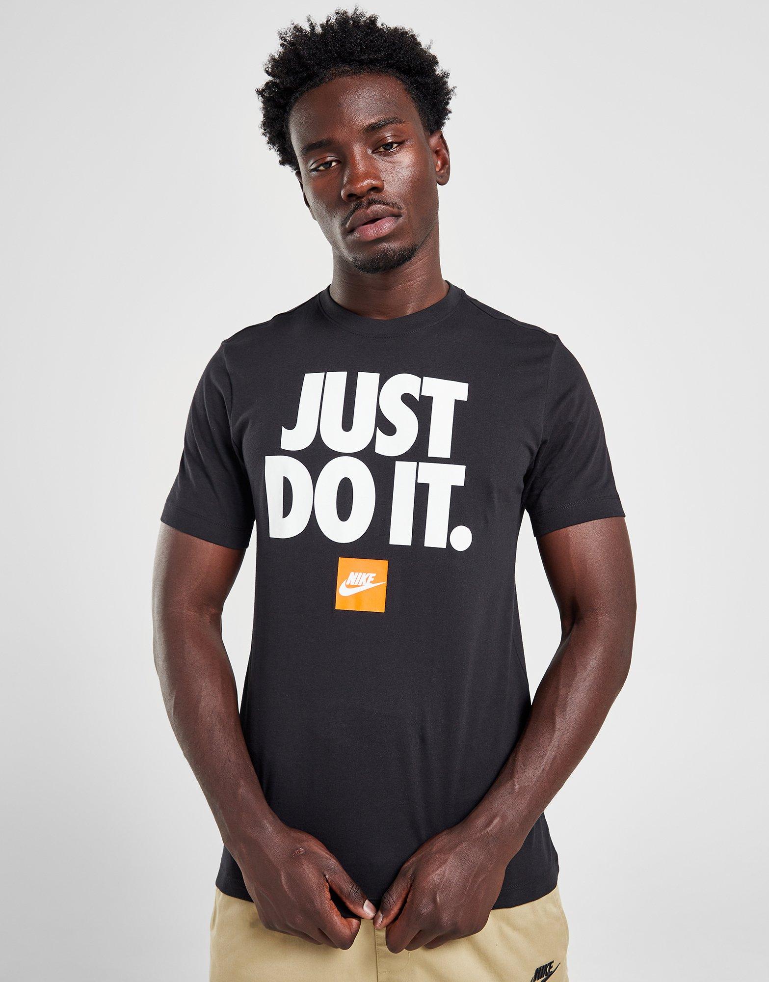 Black just shop do it shirt