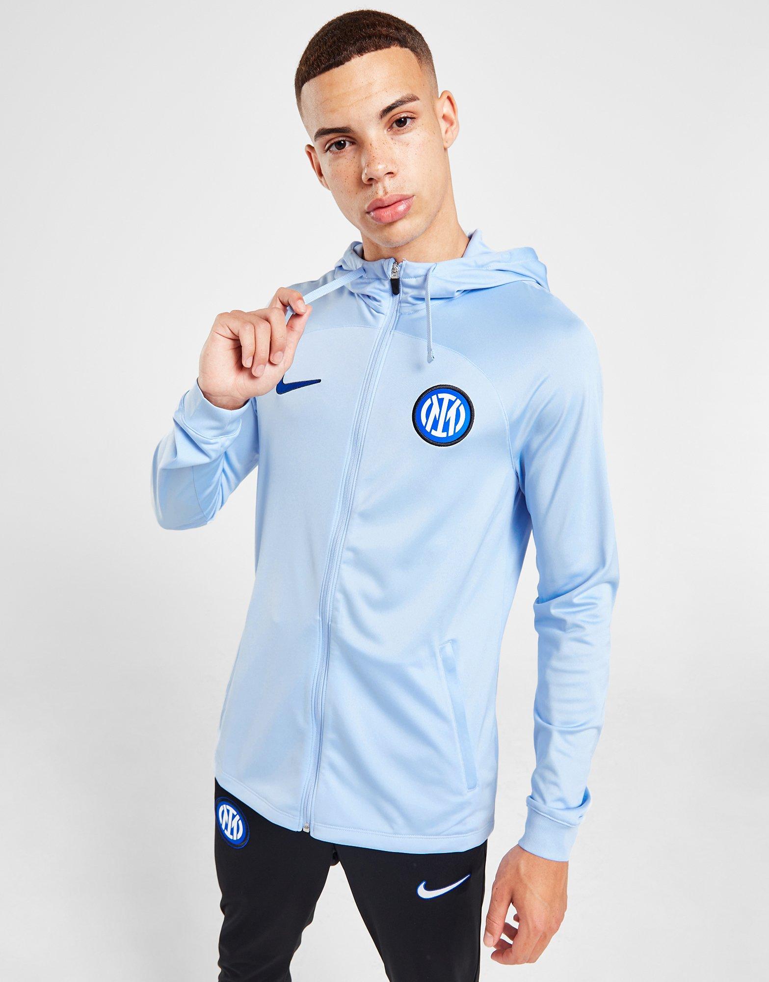 Kids Inter Milan Hooded Presentation Soccer Tracksuit, 48% OFF