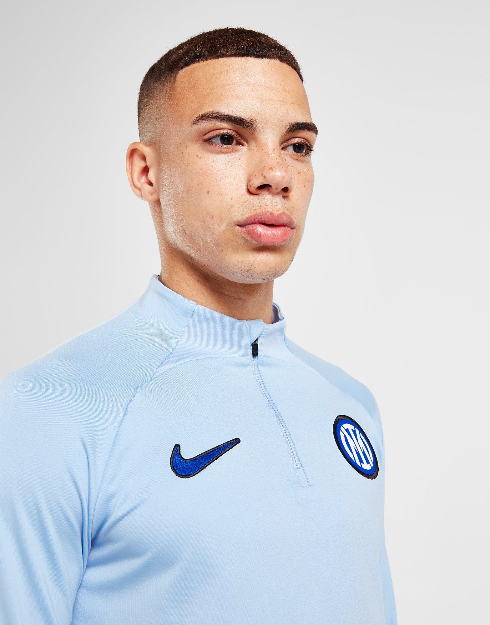 Blue Nike Inter Milan Strike Drill Top