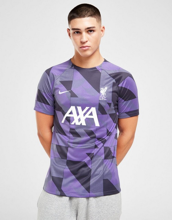 Purple Nike Liverpool FC Academy Pre Match Shirt