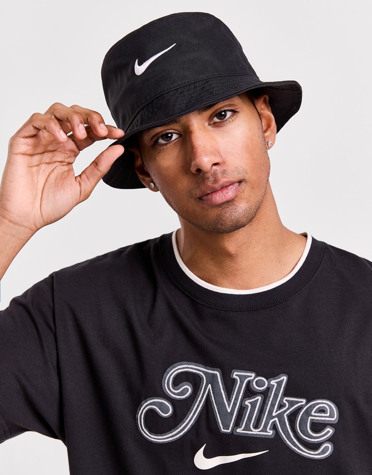 Black Nike Apex Swoosh Bucket Hat | JD Sports UK
