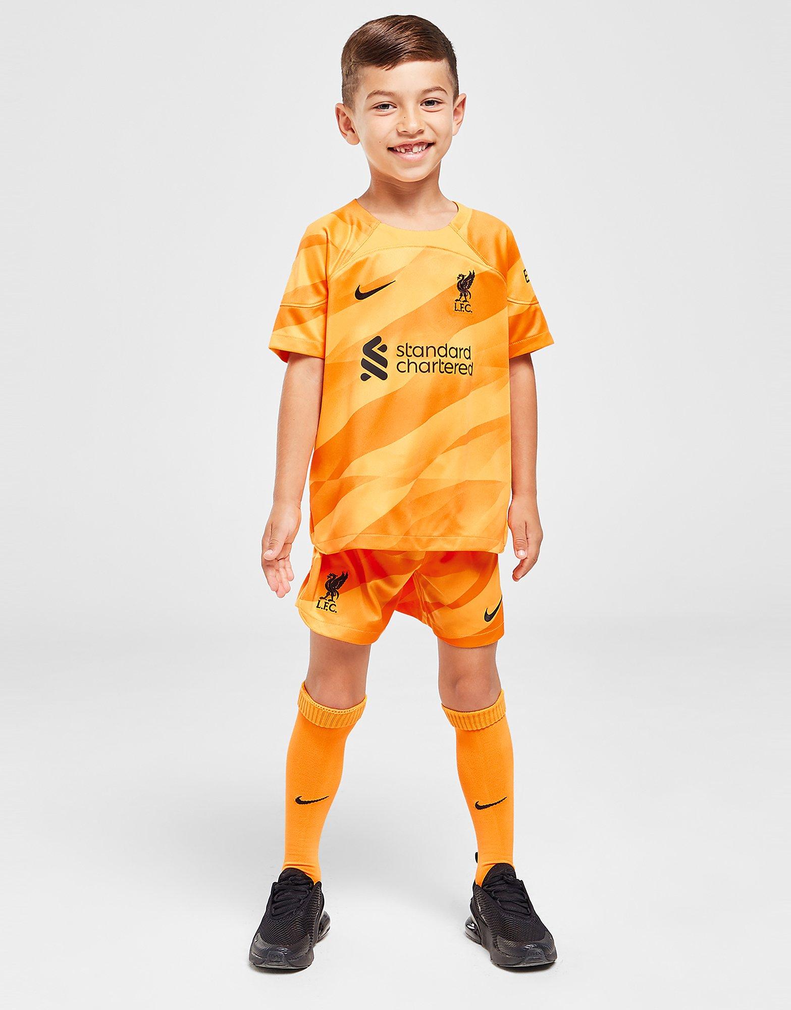 Nike Liverpool FC 2023/24 Goalkeeper Away Kit Kinder