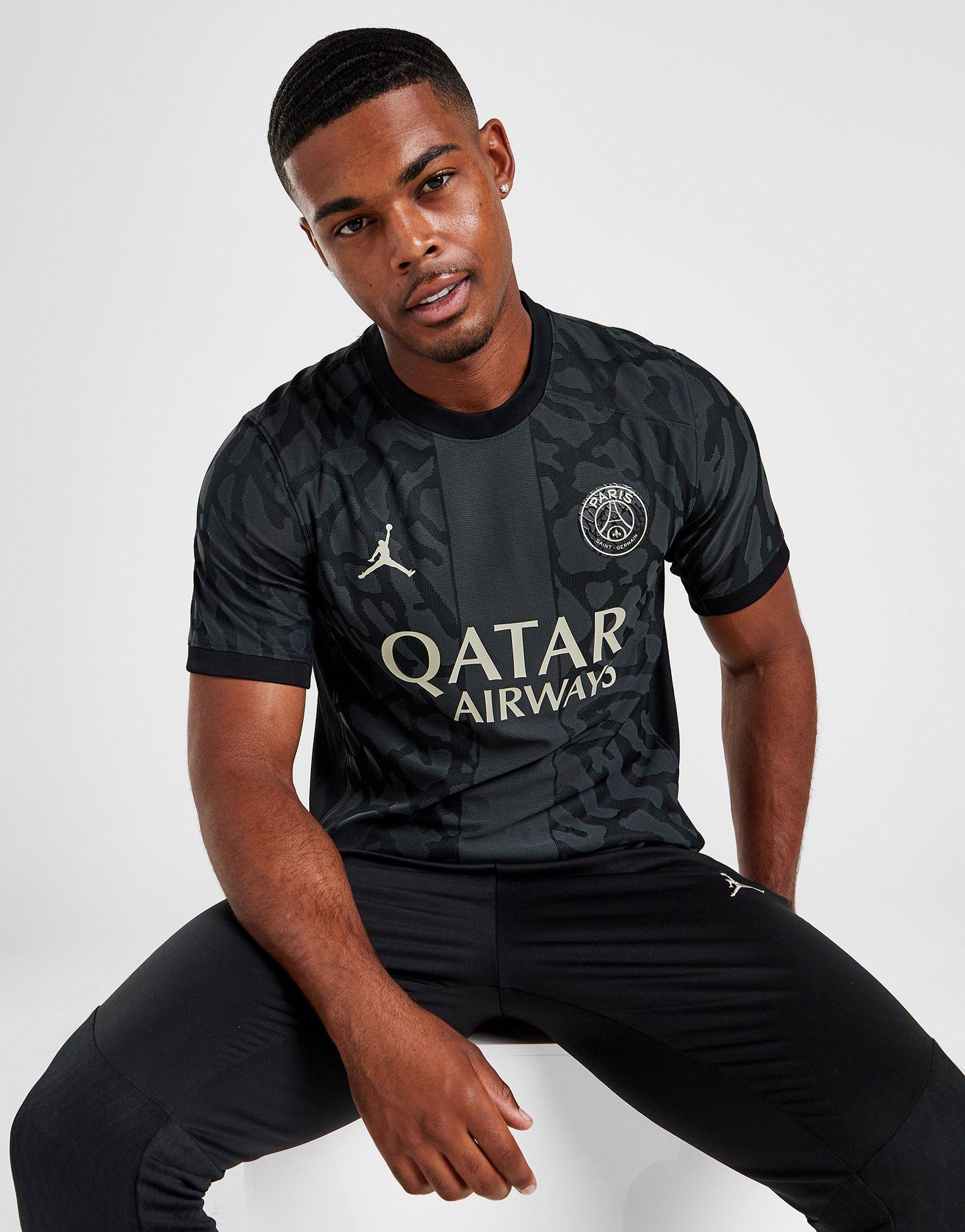 Black psg hot sale shirt