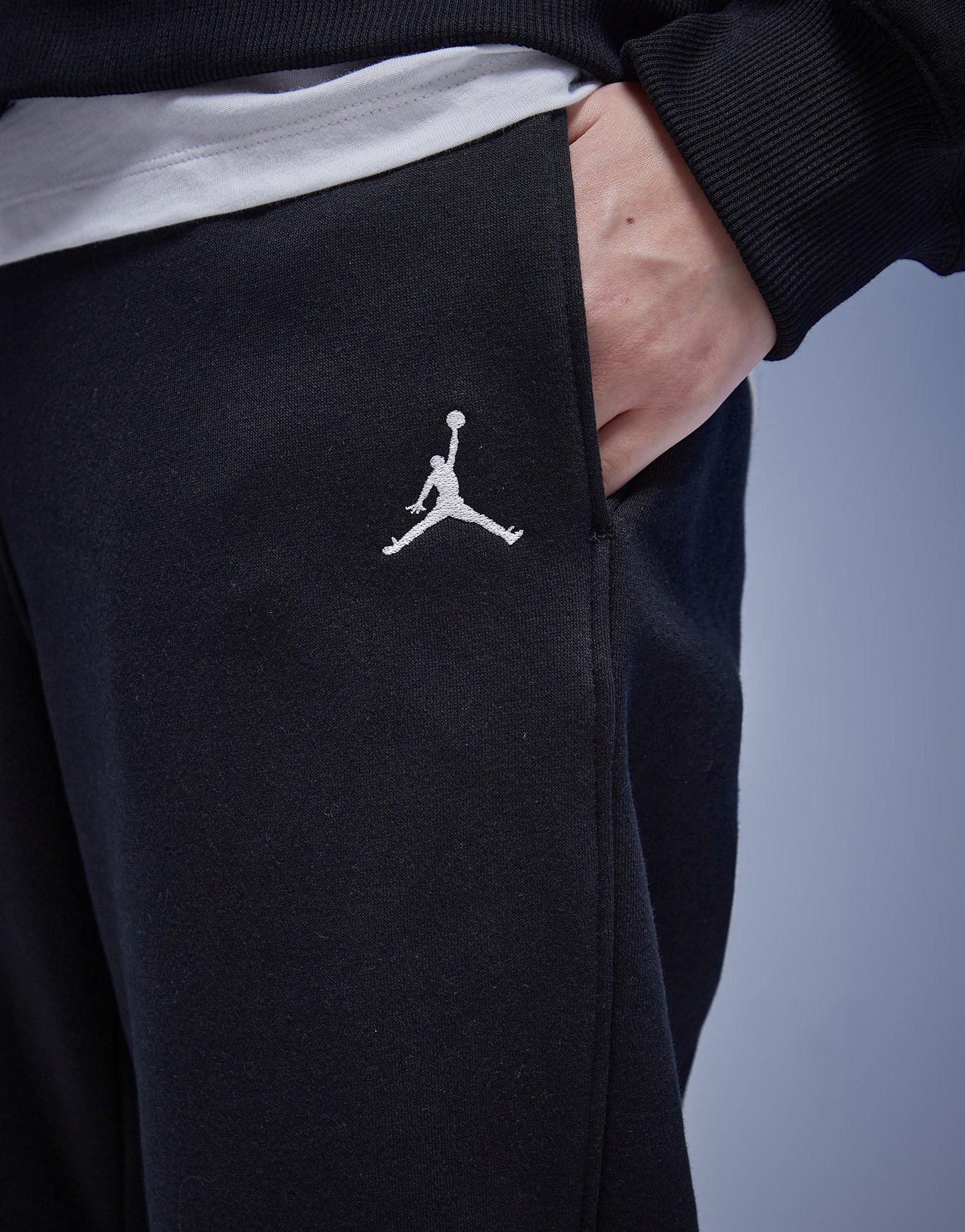 Jordan Brooklyn Fleece Men's Pants Joggers (as1, Alpha, l, Regular,  Regular, Black/Black/White)