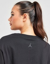 Jordan Logo Cropped Long Sleeve Top