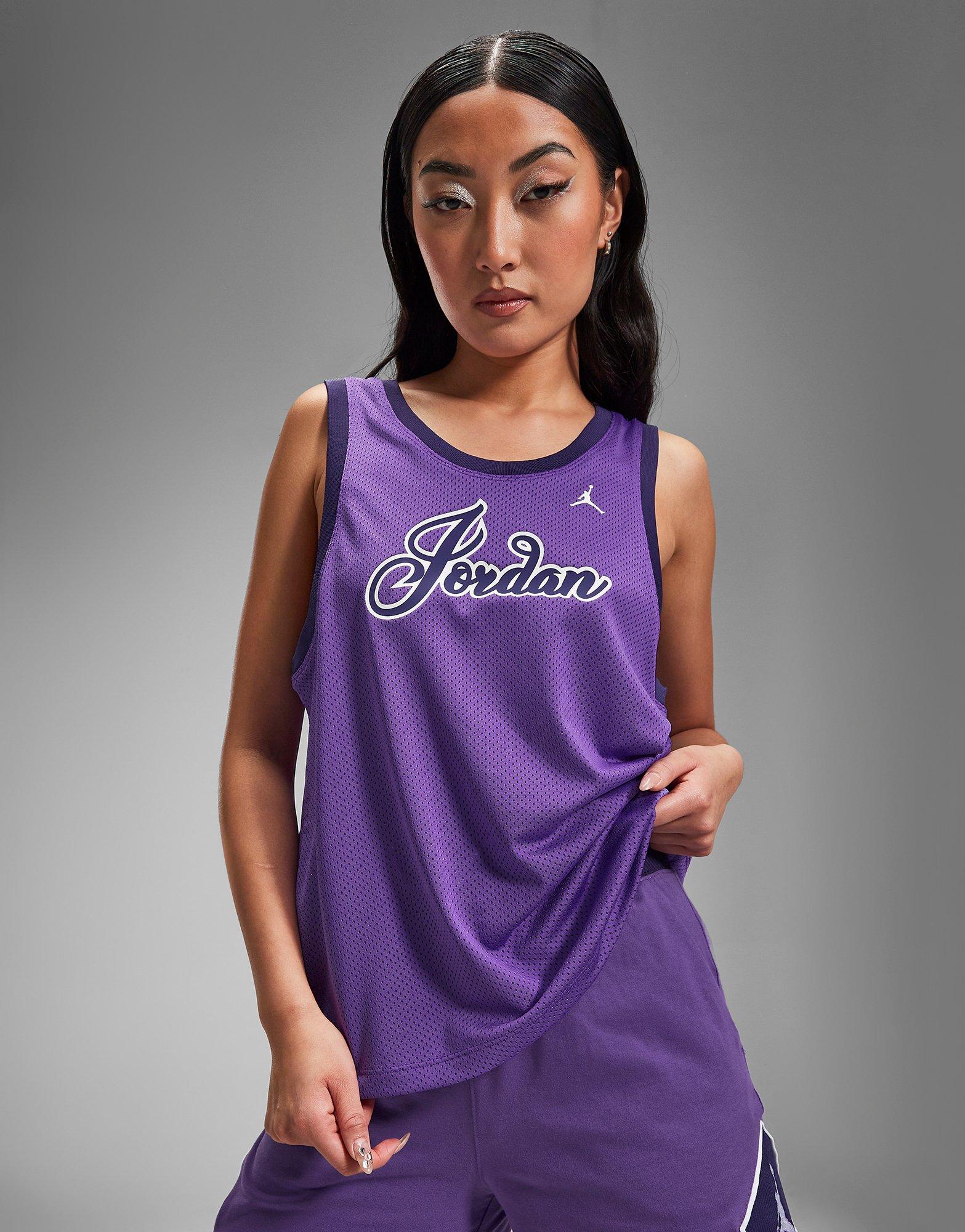 Purple Jordan Jersey Tank Top JD Sports