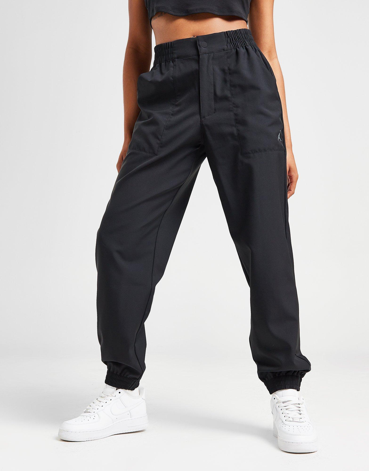 Nike Heritage Essentials woven cuffed joggers in black