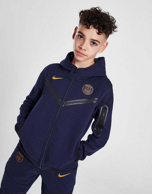 Nike Paris Saint Germain Tech Fleece Hoodie Junior