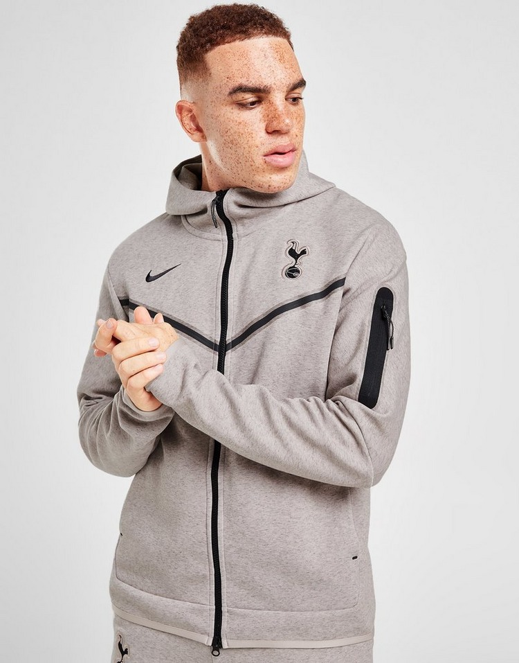 Brown Nike Tottenham Hotspur FC Tech Fleece Hoodie | JD Sports UK