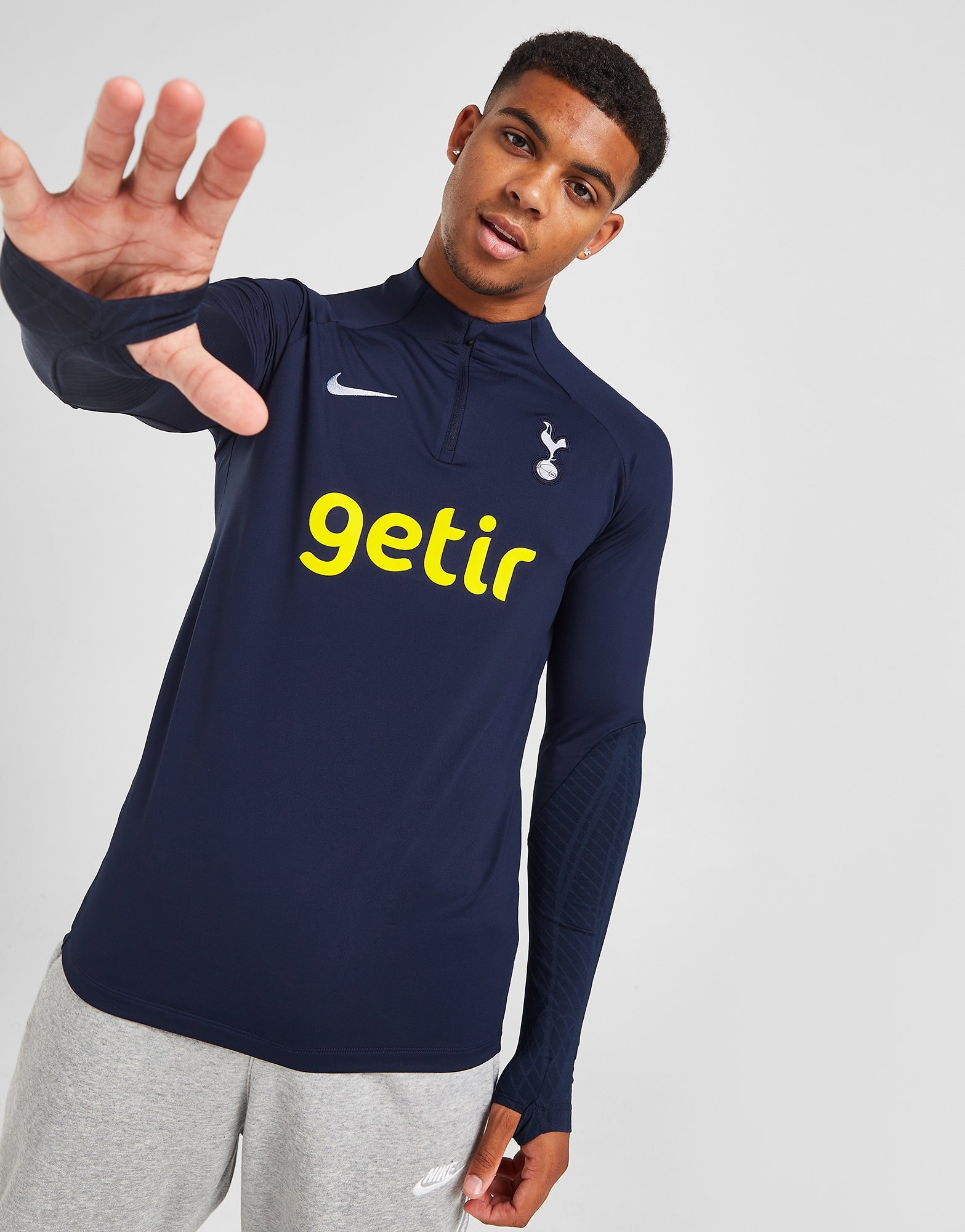 Nike Tottenham Hotspur FC Strike Drill 1/4 Zip Top in Celeste