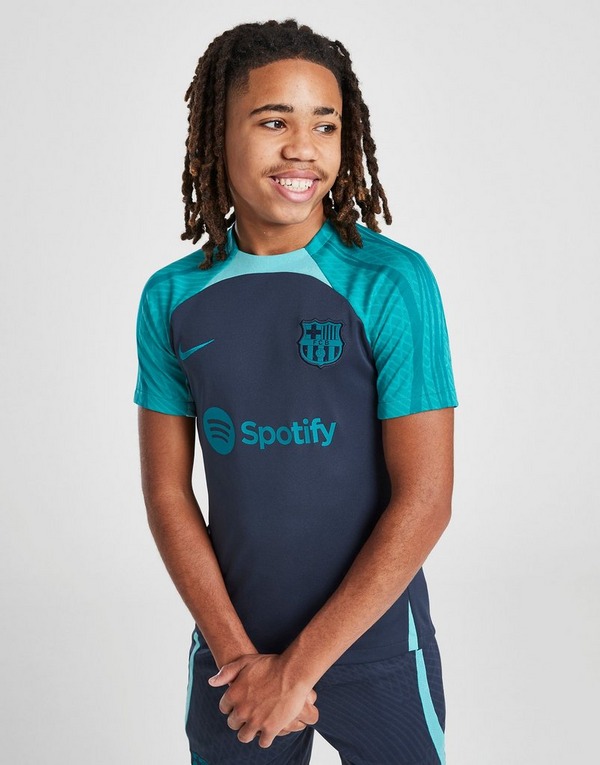 Nike Maillot Manches Courtes FC Barcelona Junior