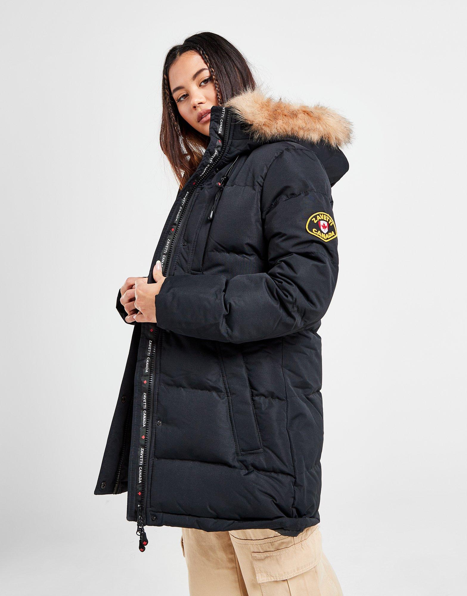 Zavetti canada parka store black