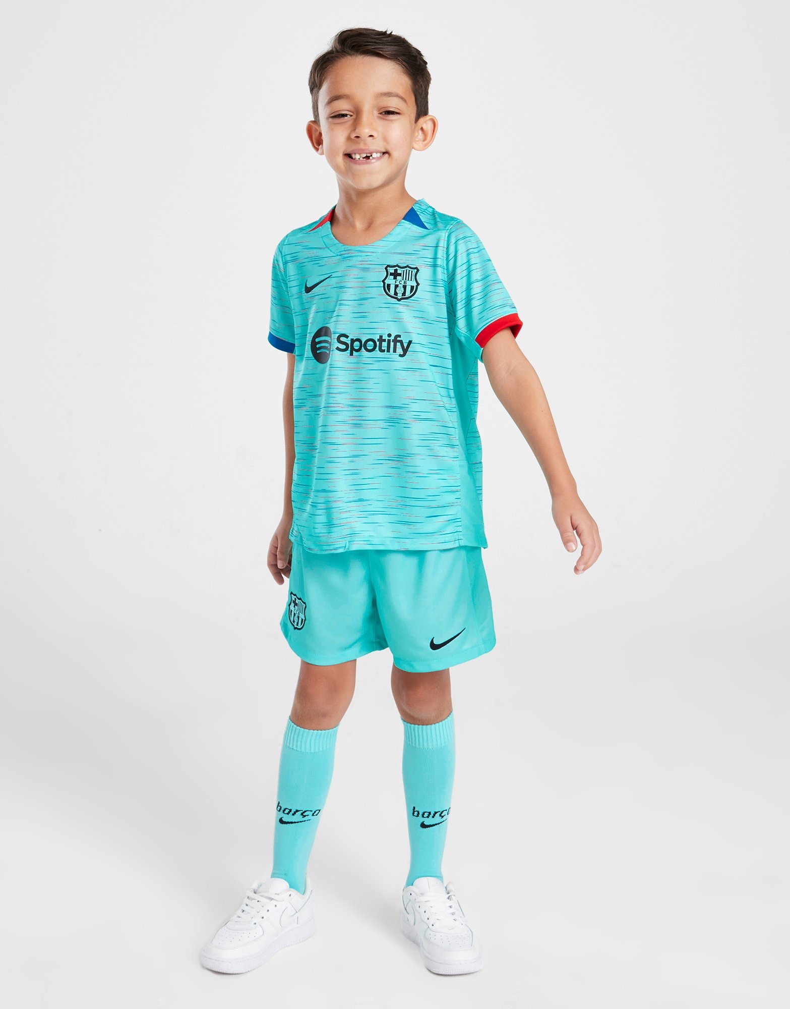 Blue Nike FC Barcelona 2023/24 Third Kit Children - JD Sports