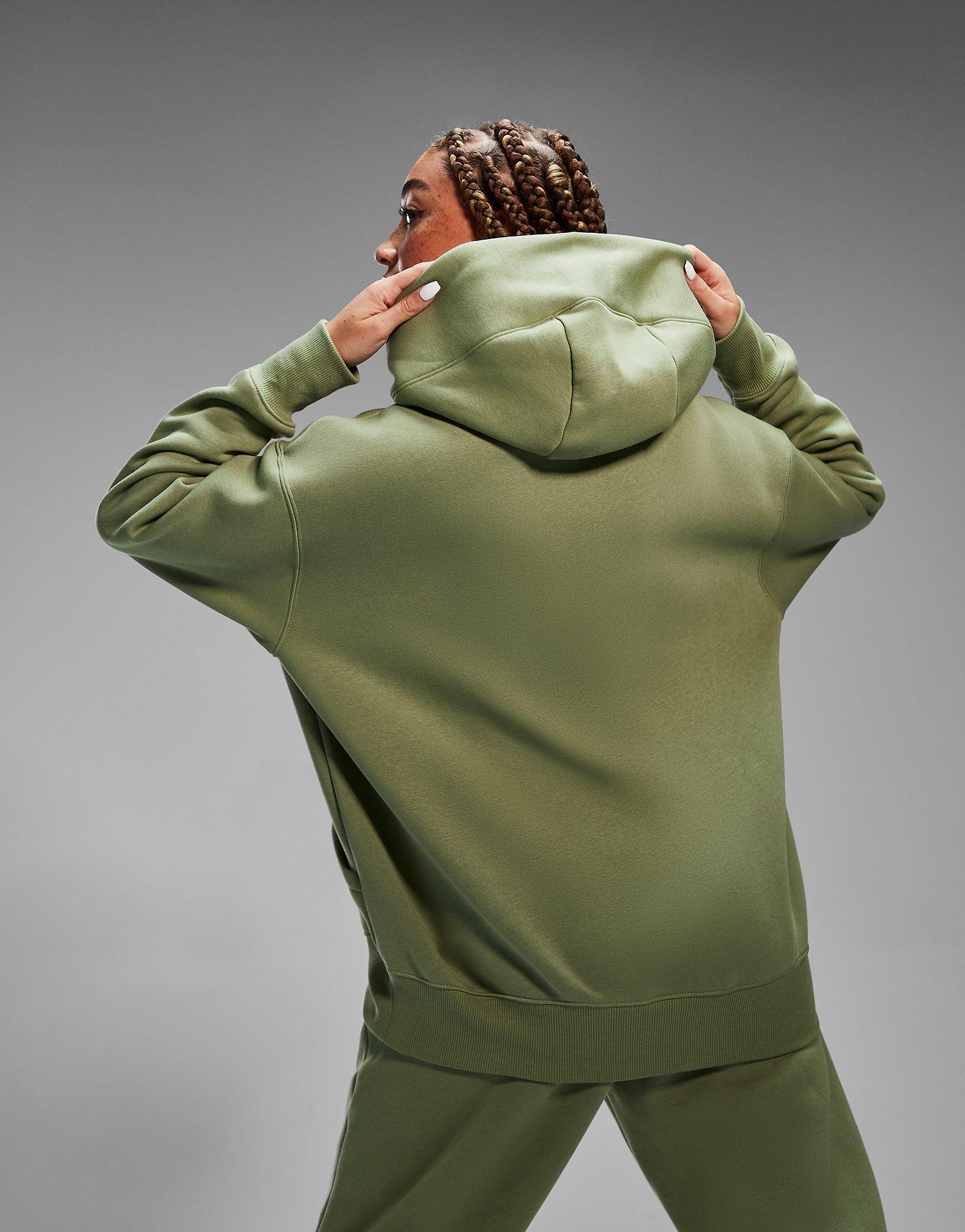 Green Nike Phoenix Fleece Oversized Hoodie