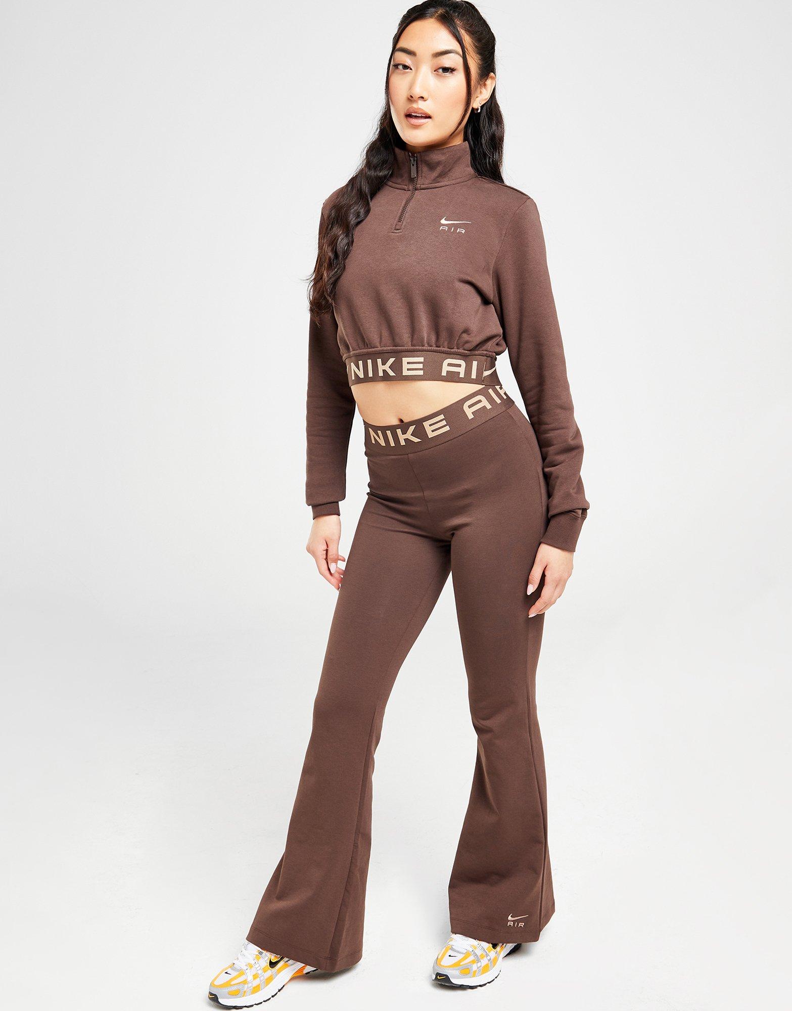 Brown Nike Air Flare Leggings