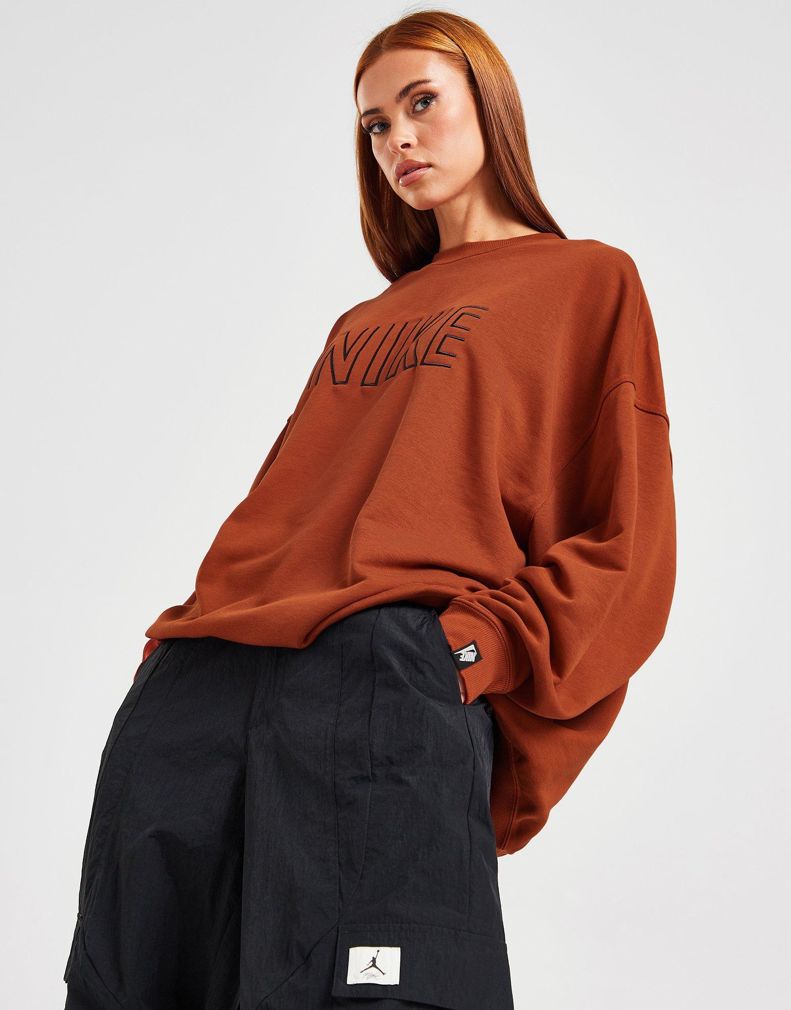 Oversized best sale orange sweatshirt