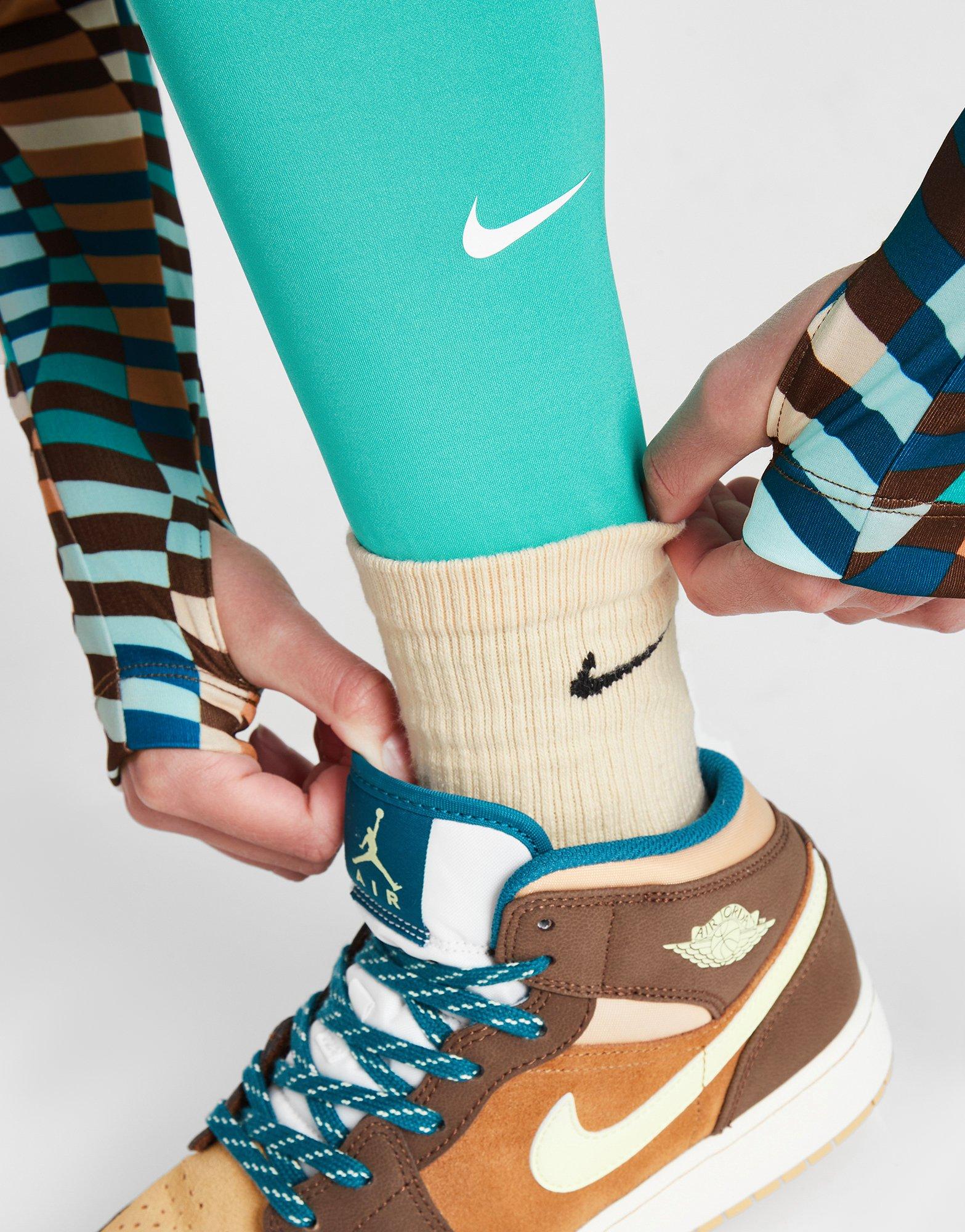 Nike Girls' All Over Print 1/2 Zip Top