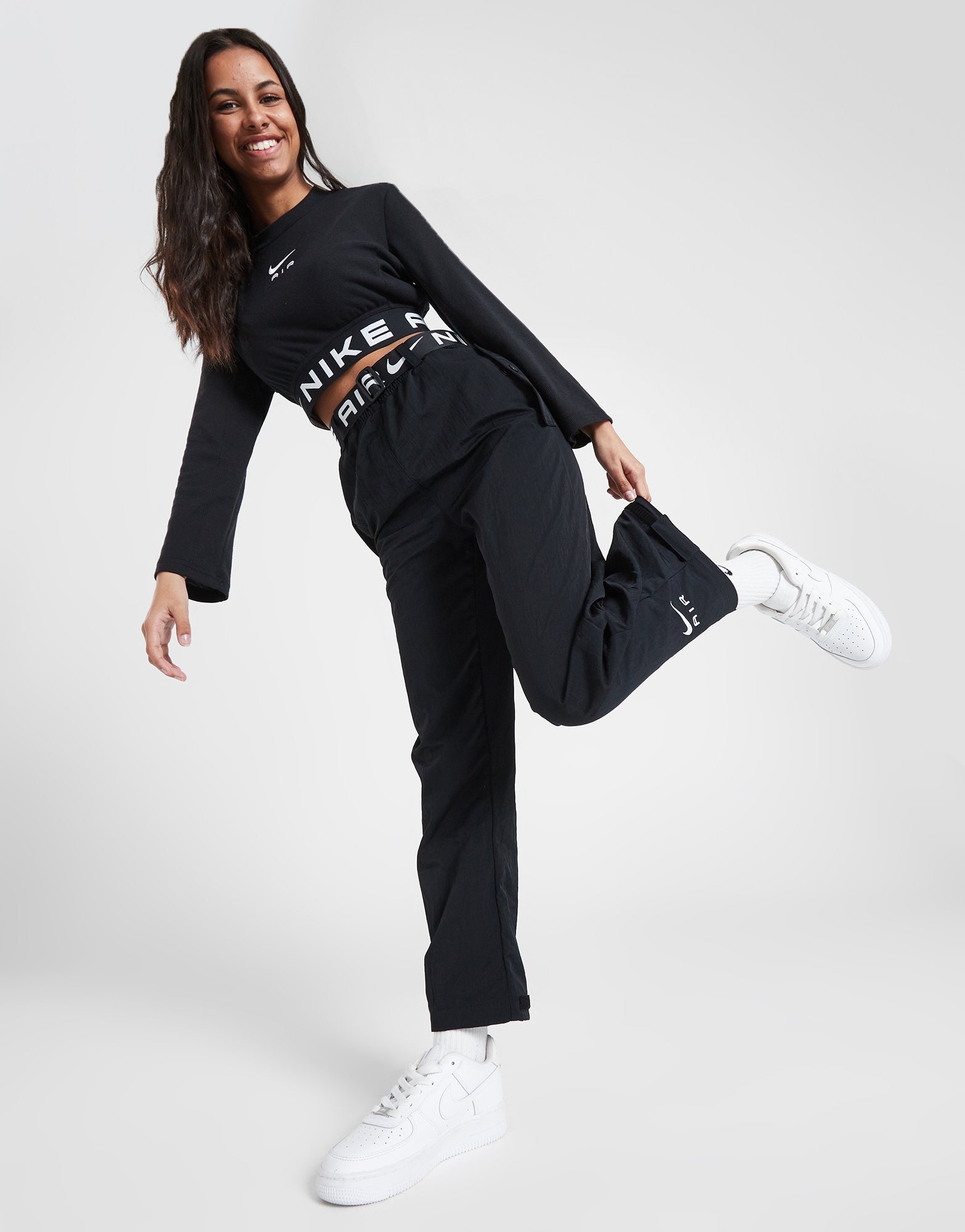 Black Nike Girls' Air Cargo Pants Junior | JD Sports Global - JD