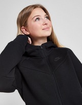 Nike Hoodie met rits over de hele lengte voor meisjes Sportswear Tech Fleece
