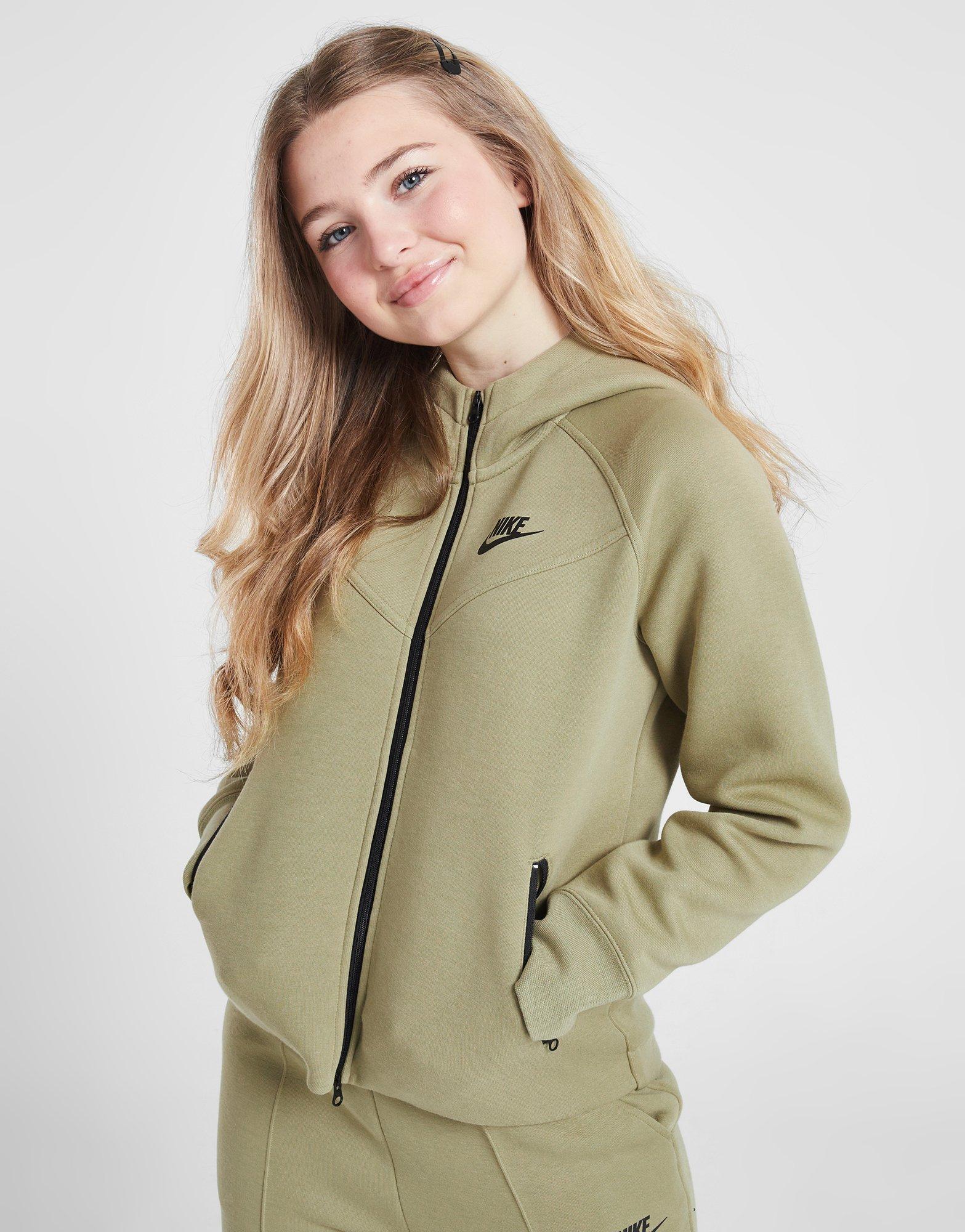 Nike Girls' Tech Fleece Full Zip Hoodie Junior