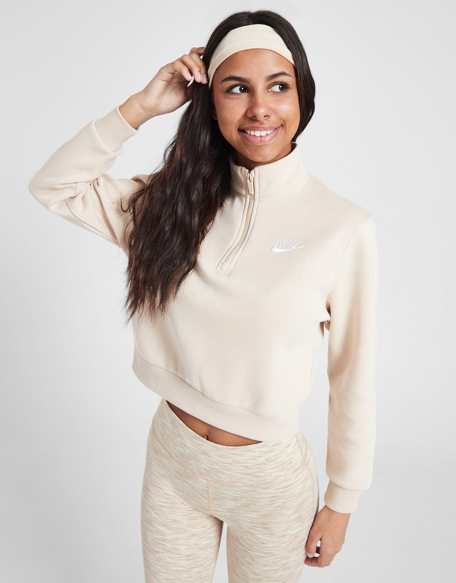 Nike Girls' Club 1/2 Zip Sweatshirt Junior