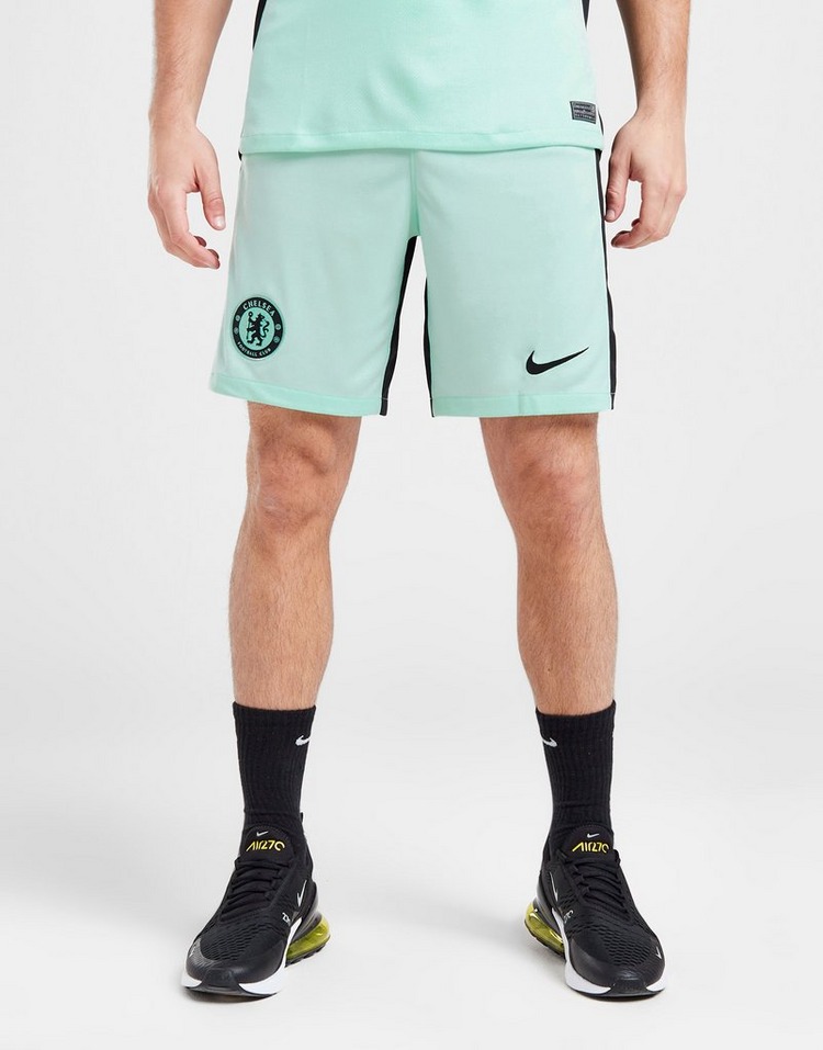 Green Nike Chelsea FC 2023/24 Third Shorts | JD Sports UK
