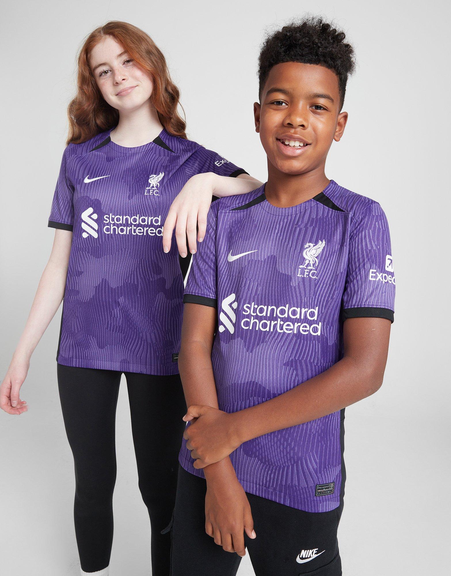 Purple Nike Liverpool FC 2023 24 Third Shirt Junior JD Sports UK