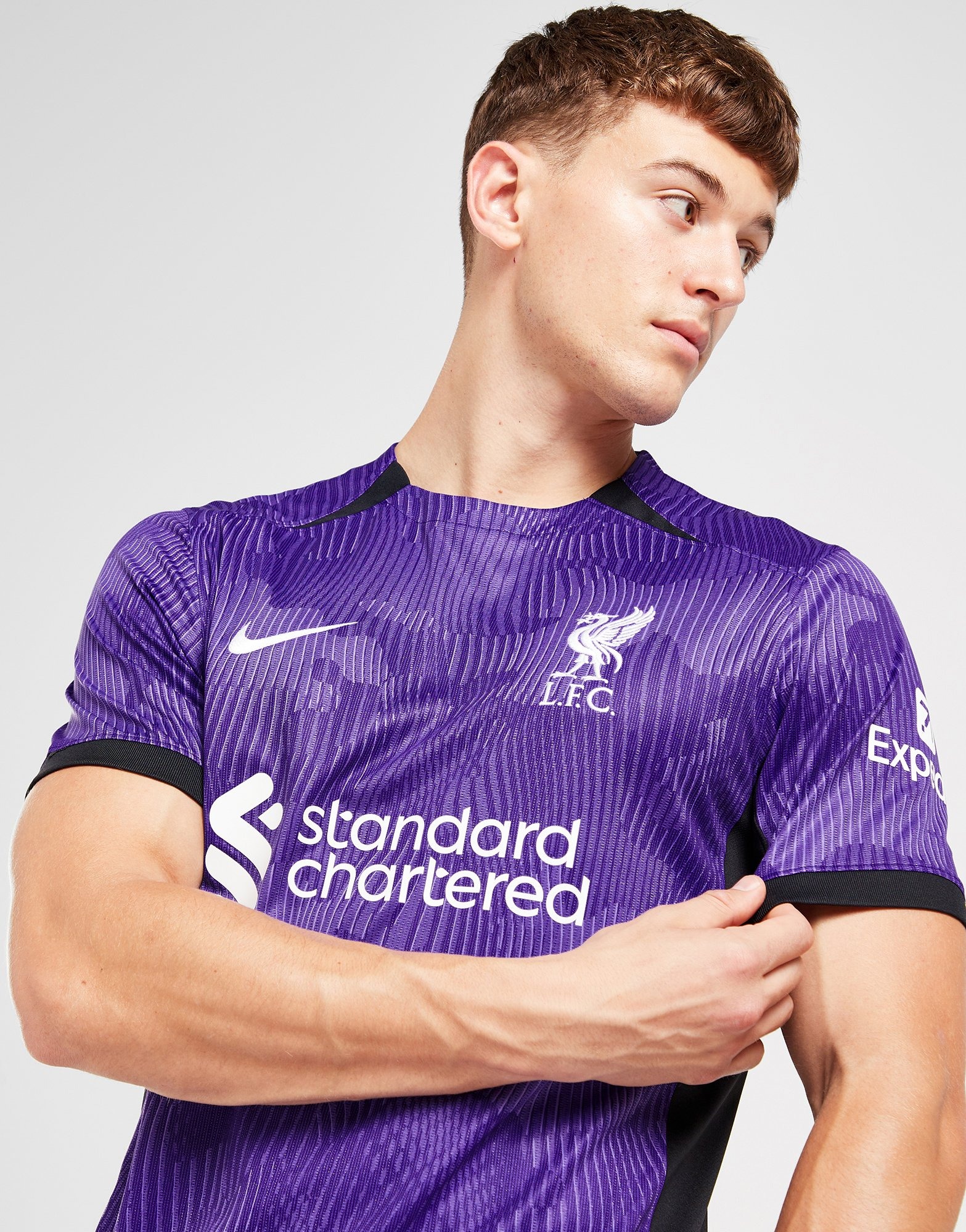 Purple Nike Liverpool FC 2023/24 Third Shirt