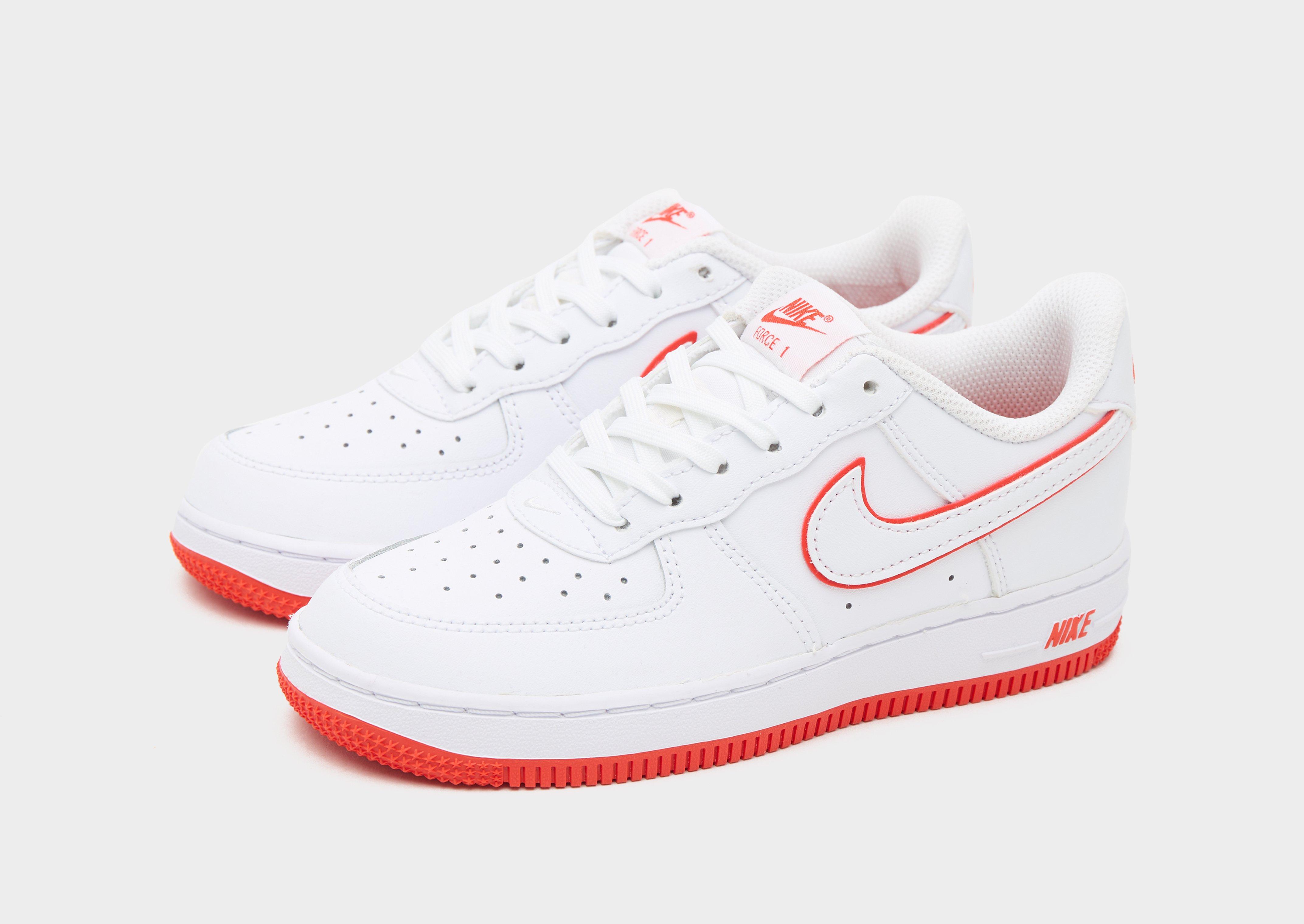 Air force 1 rosse cheap alte