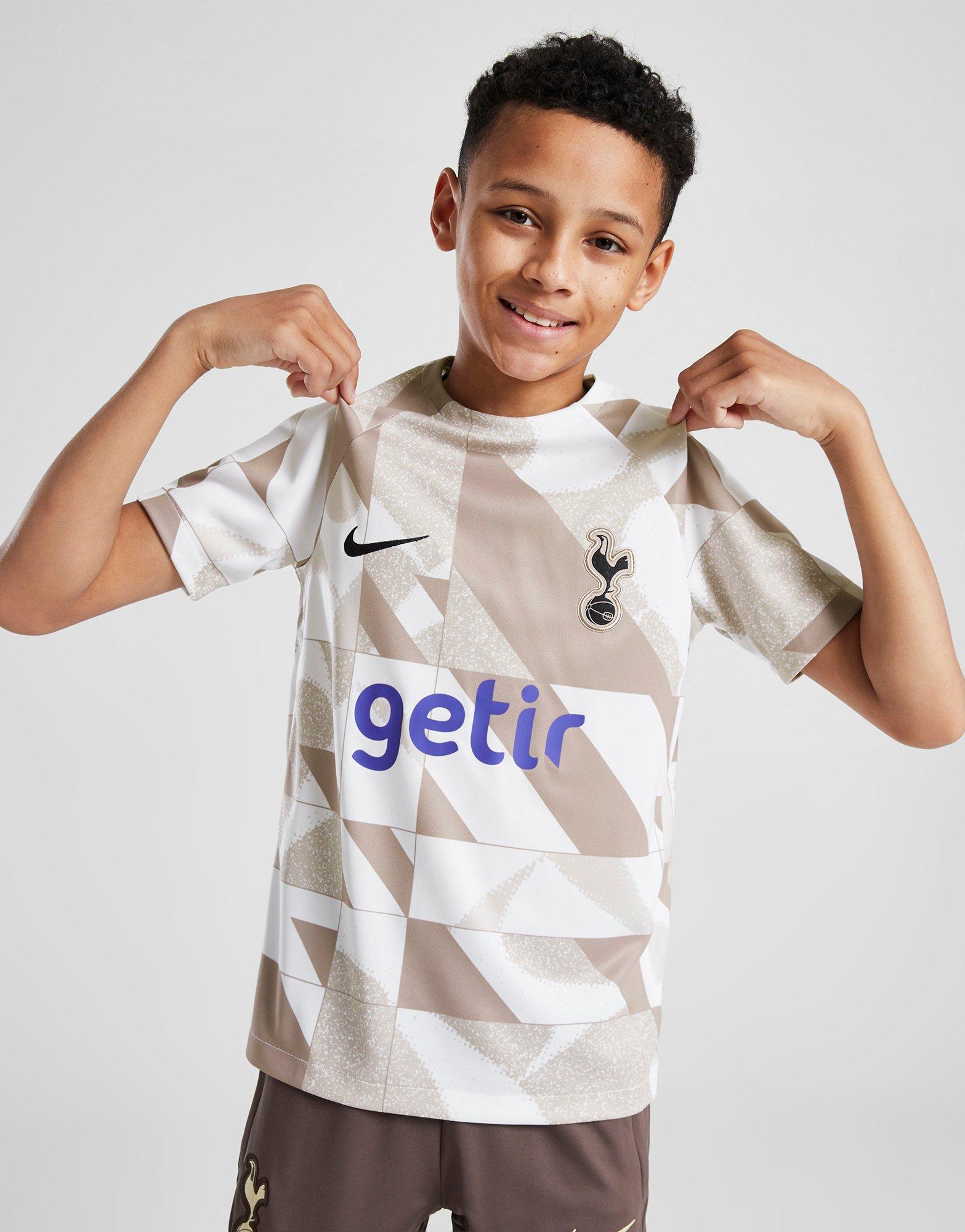 White Nike Tottenham Hotspur FC Academy Pre Match T-Shirt Jnr
