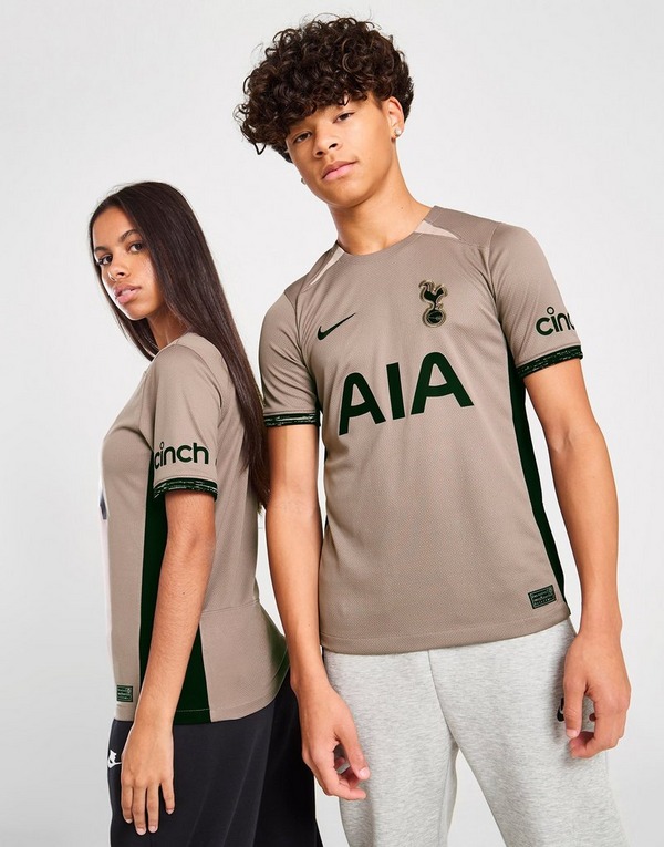 Brown Nike Tottenham Hotspur 2023/24 Third Shirt Junior