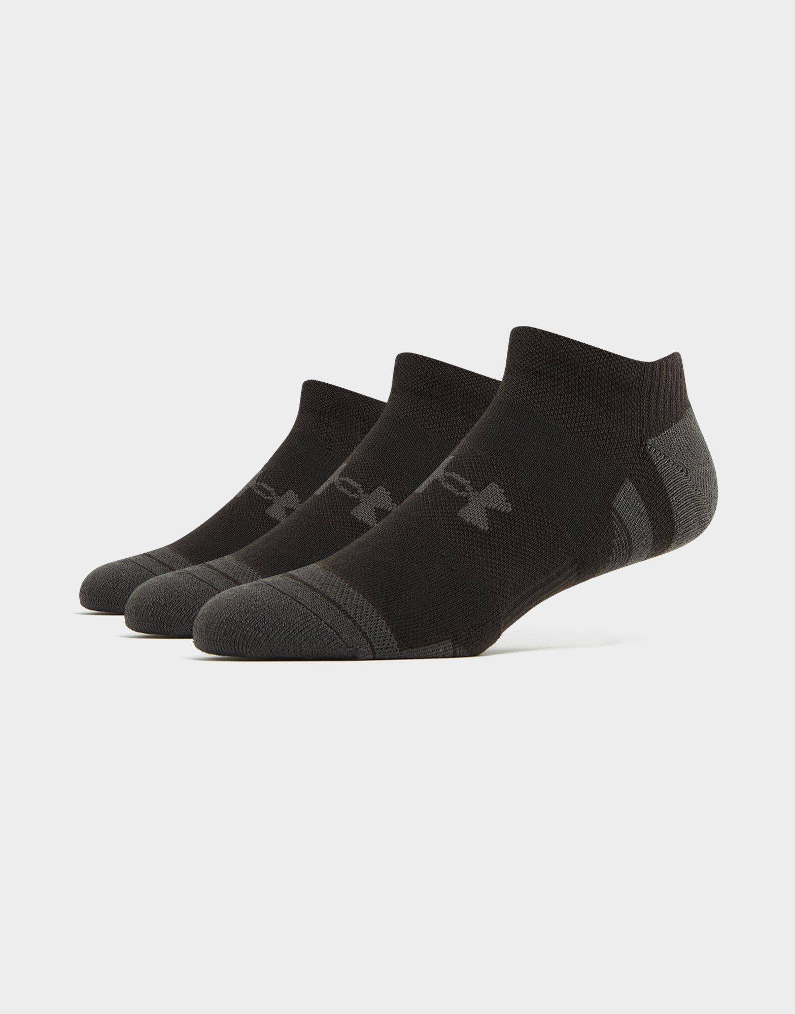 Under Armour Set 3 Calze No Show HeatGear Tech