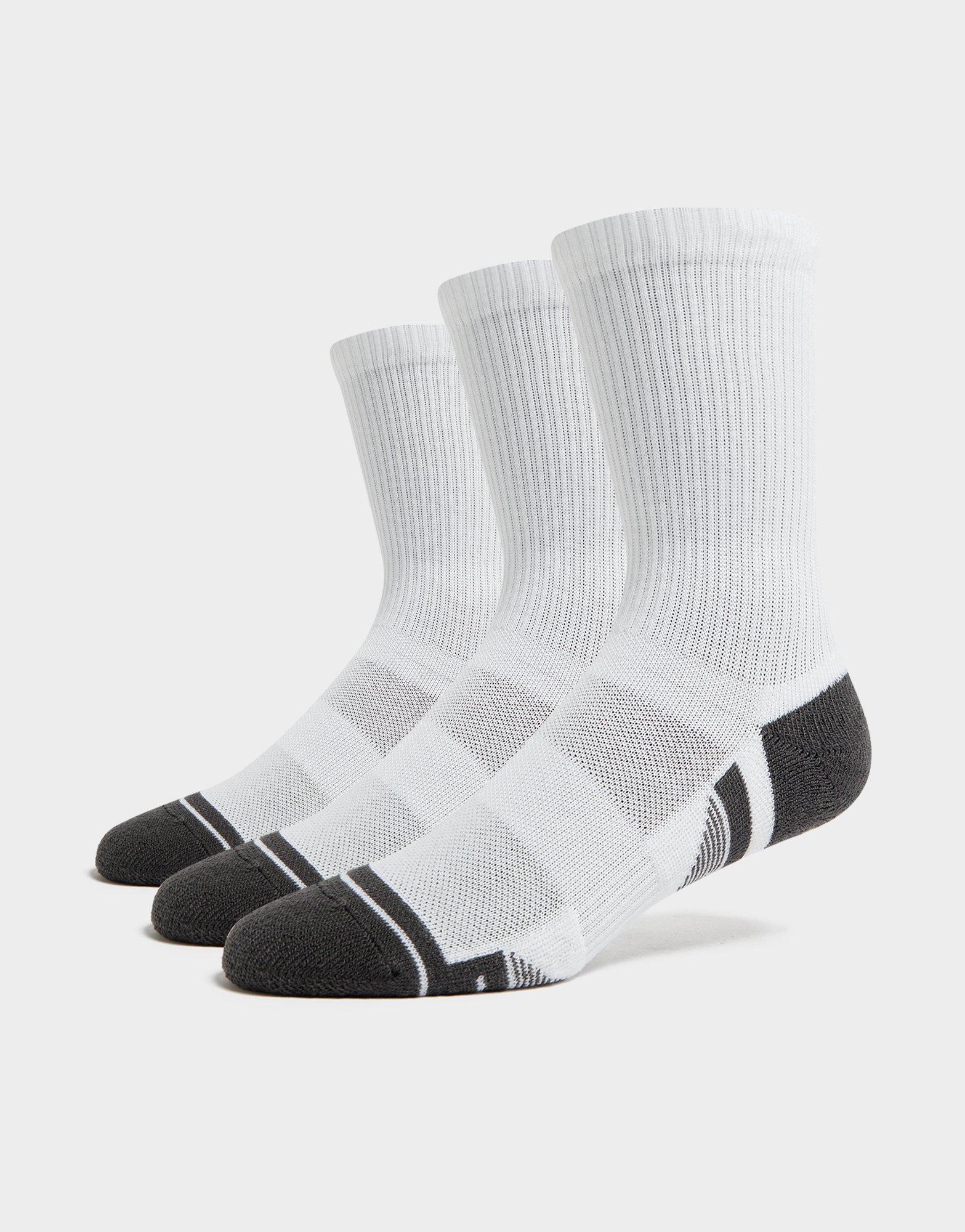 Under Armour Set 3 Calze Crew HeatGear Tech