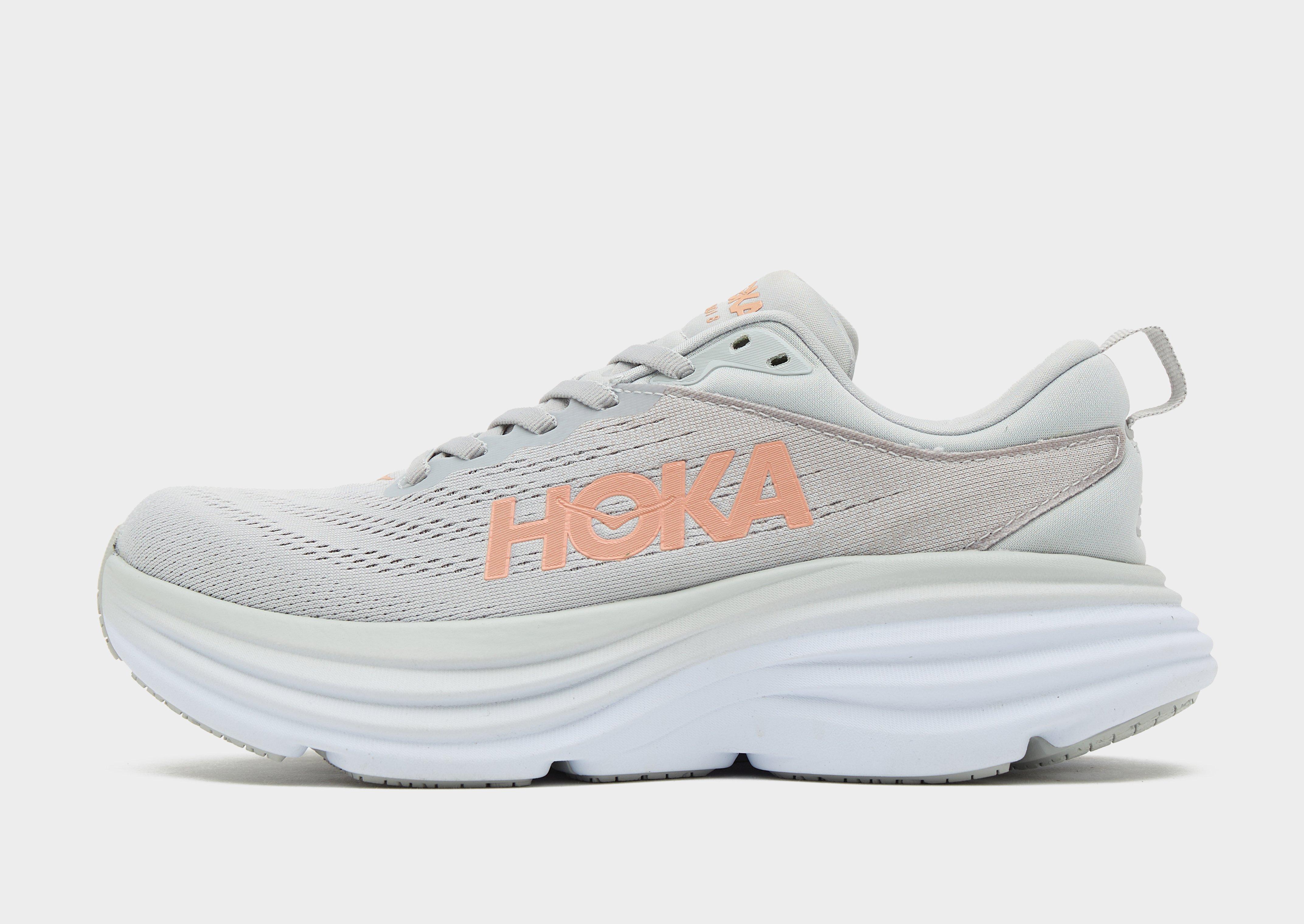 Grey Hoka Bondi 8 Women's - JD Sports Global