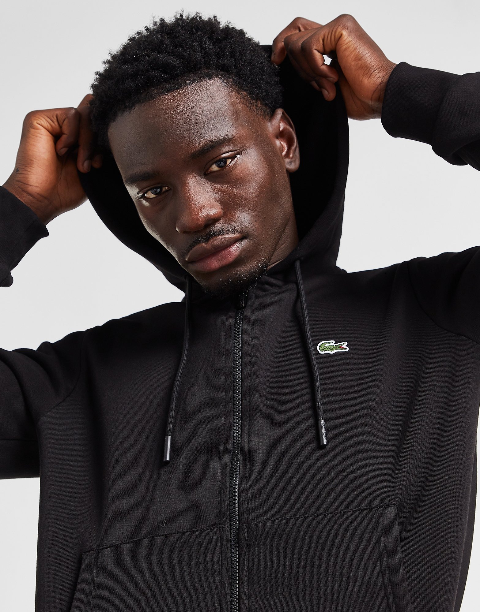 K-Way Sweat homme Antony en coton avec capuche Noir - Livraison Gratuite