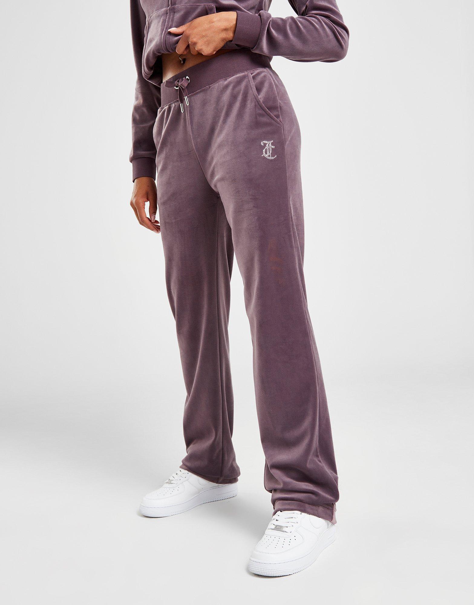 Juicy Couture Diamante Velour Track Pants