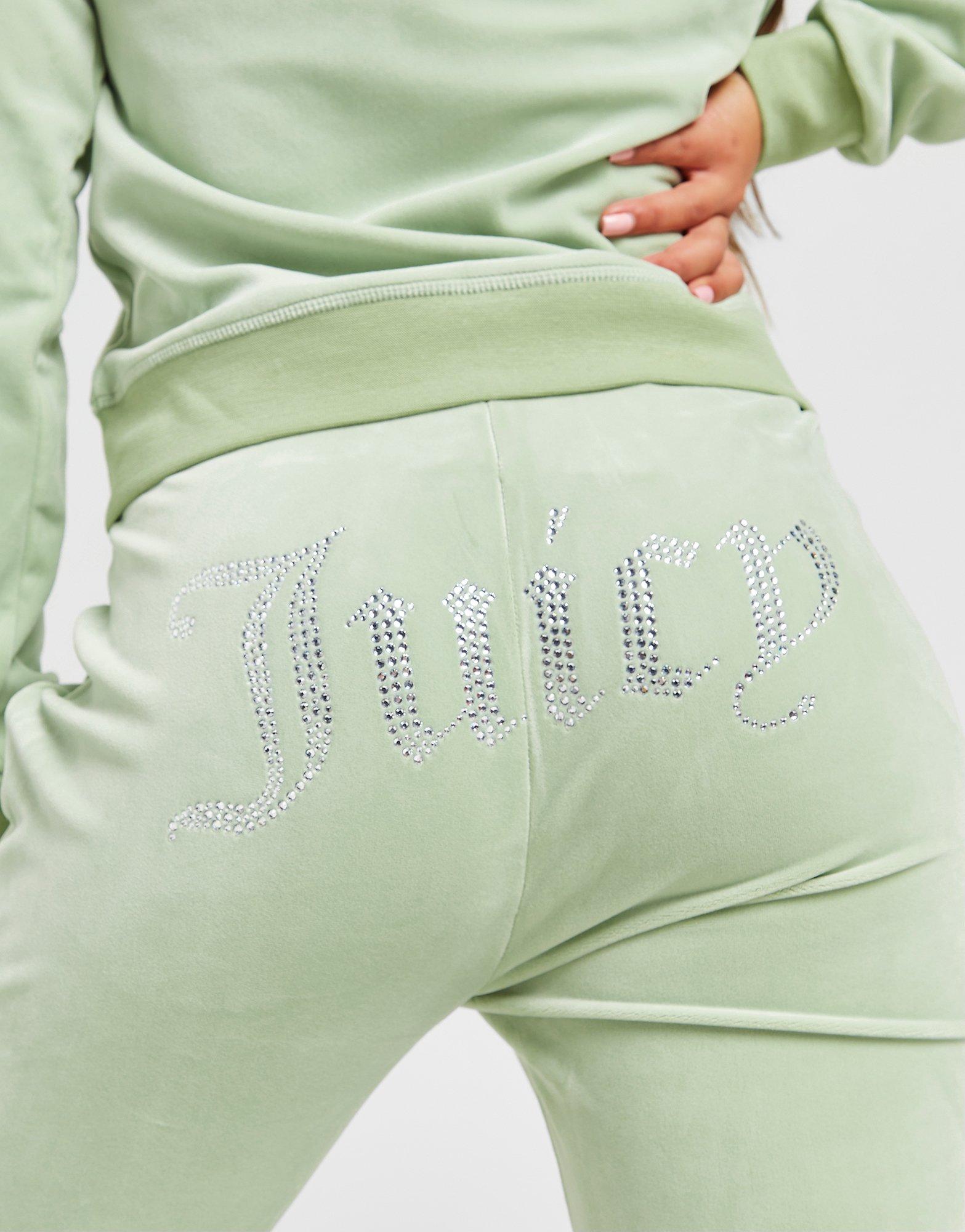 Juicy Couture Diamante Velour Track Pants