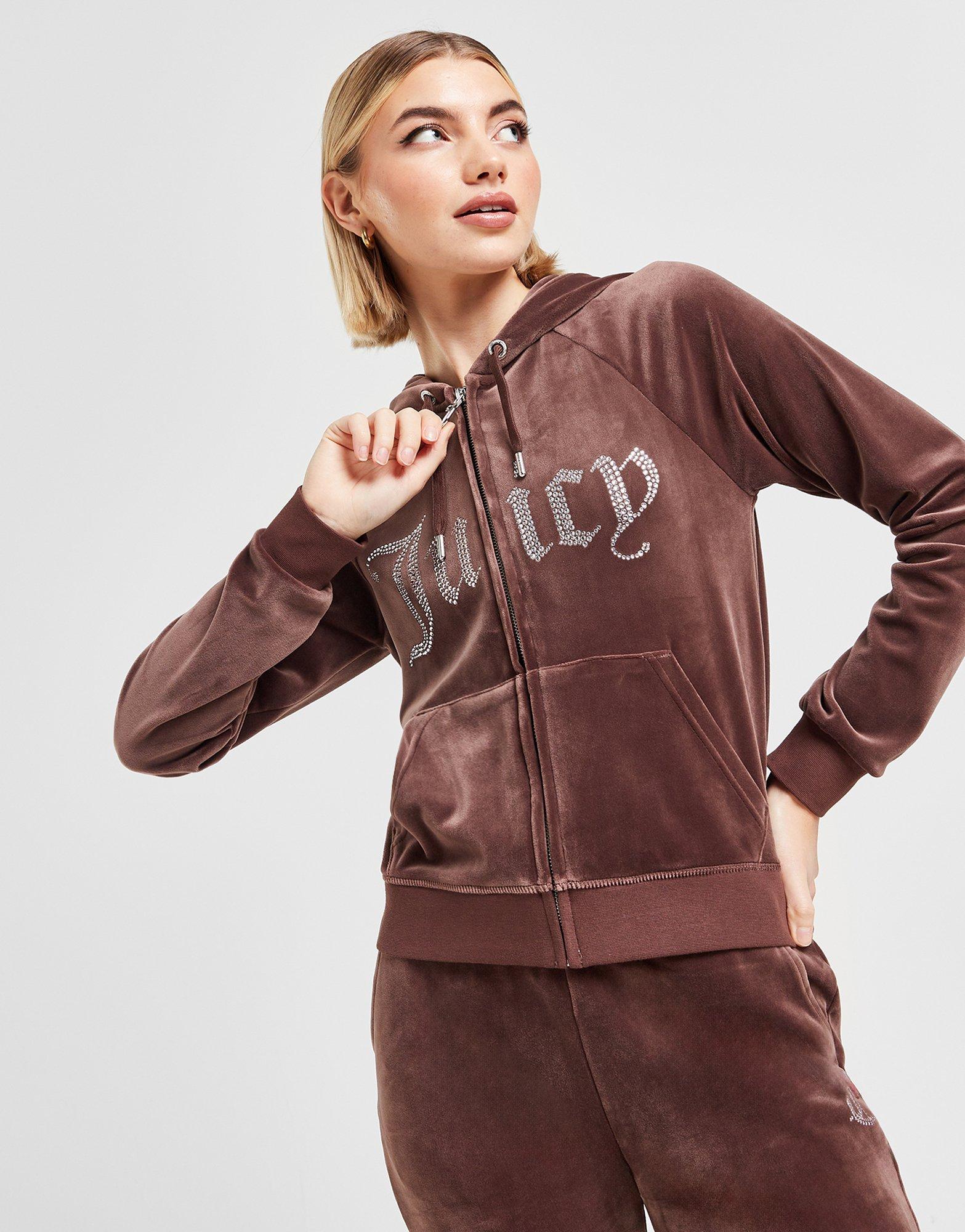 Brown Velour Tracksuit Co-ords | SilkFred US