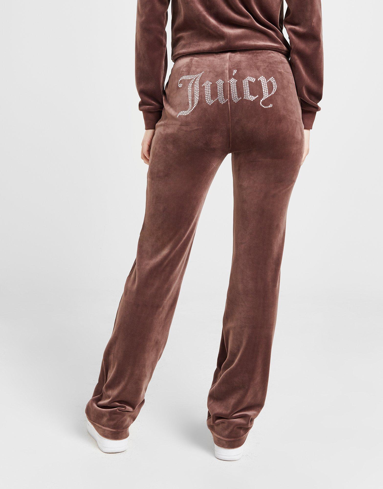 JUICY COUTURE Diamante Logo Velour Jogginghose Damen Schwarz - JD Sports  Österreich