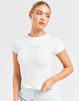 JUICY COUTURE T-shirt Diamante Slim Femme